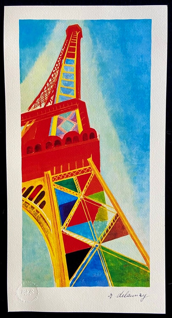 Robert Delaunay Lithograph Numbered Op Stamped Sonia (1 of 9)