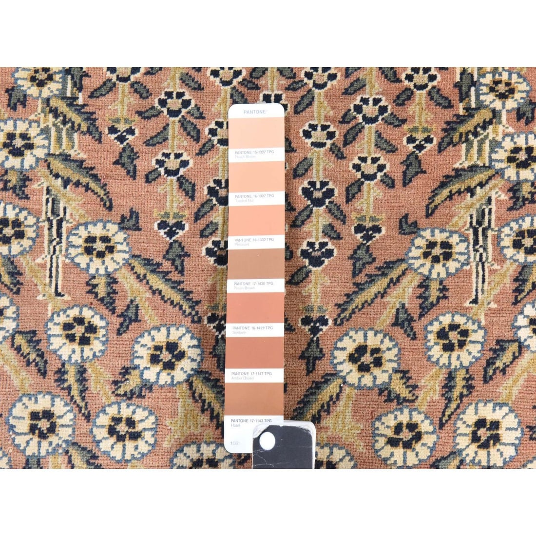 4'2"x5'8" Peach Color Vintage Turkish Kayseri Prayer Rug Wool Hand Knotted (1 of 4)