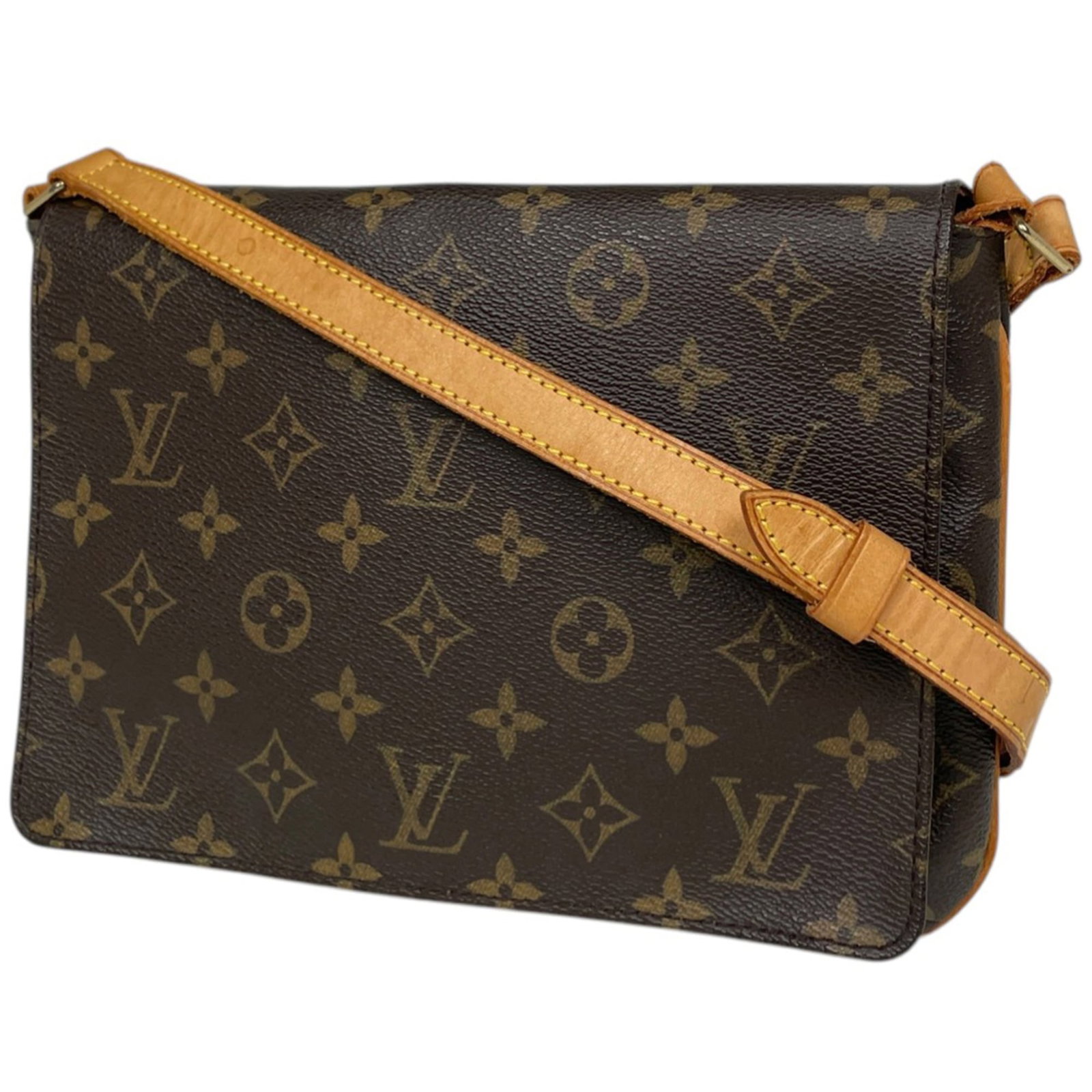 Louis Vuitton is a monogram bag.: Louis Vuitton is a monogram bag. A timeless piece of luxury, this Louis Vuitton monogram shoulder bag boasts the iconic brand's signature brown monogram pattern and spacious interior with an open