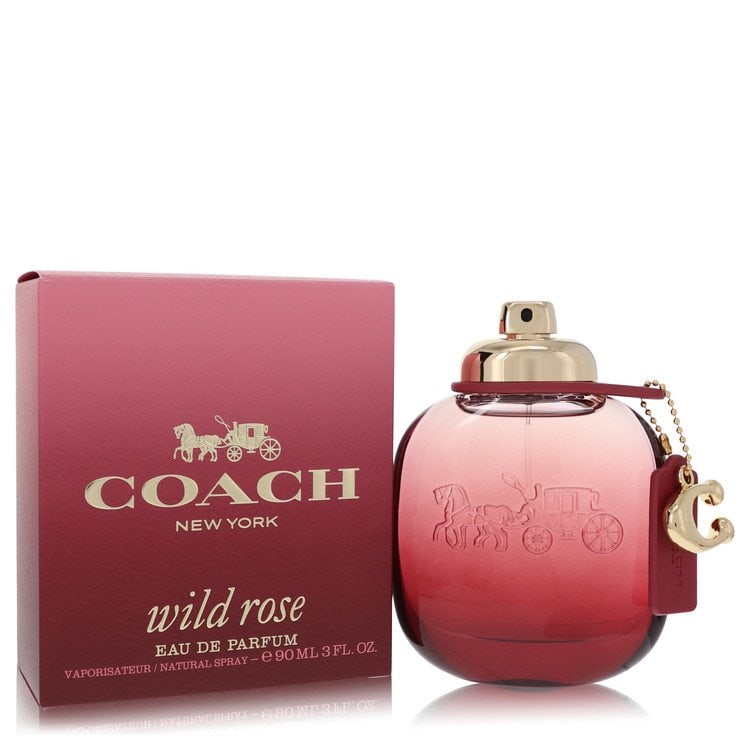 Coach Wild Rose Eau De Parfum Spray: Coach Wild Rose Eau De Parfum Spray Experience the timeless elegance of Coach's Wild Rose Eau De Parfum Spray, a 3 oz fragrance designed to evoke the beauty of nature. With its rich, floral scent and