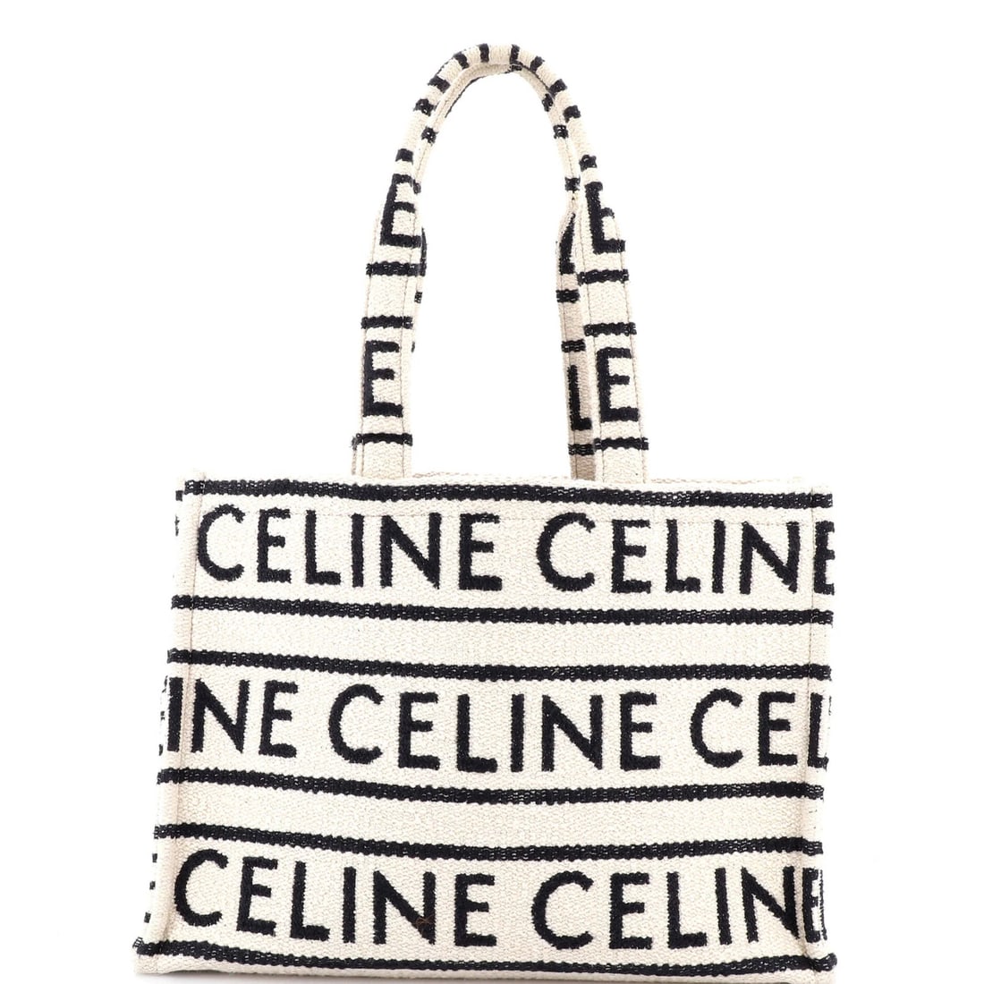 Celine Large All Over Textile Logo Tote Cabas Thais (1 of 7)