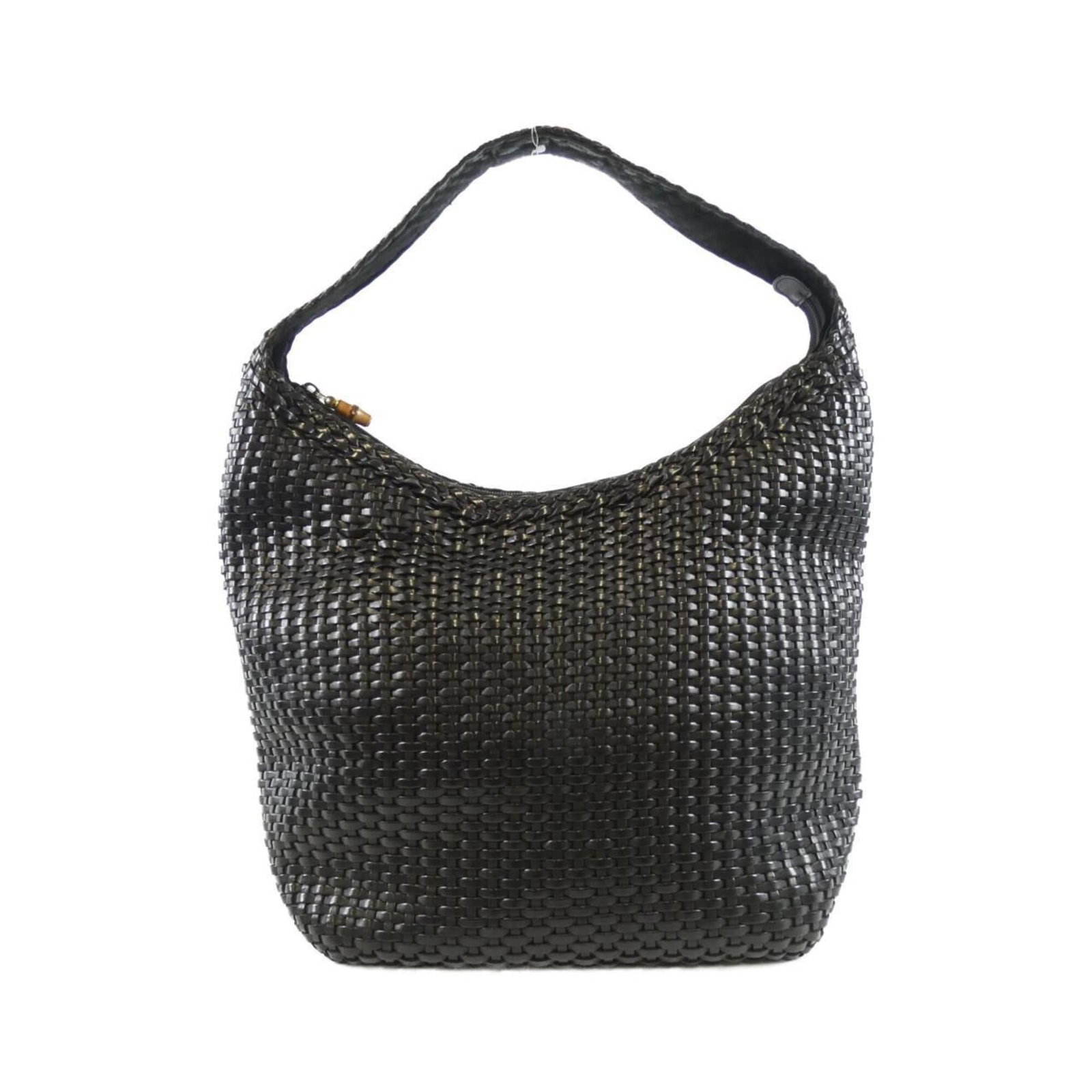 Gucci Leather Shoulder Bag: Gucci Leather Shoulder Bag Elevate your style with this luxurious Gucci leather shoulder bag, boasting sleek black leather and classic design. Its spacious interior and comfortable straps make it the