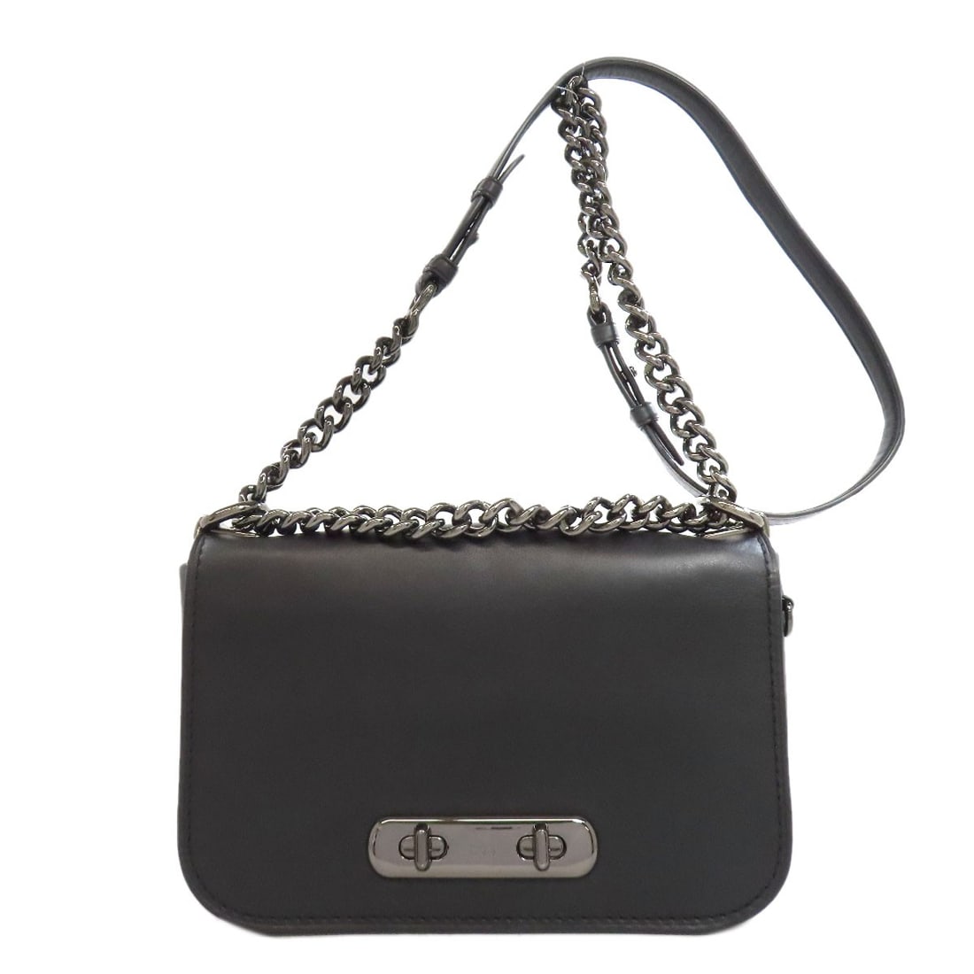 COACH 12110 ChainShoulder Swagger 25 Shoulder Bag Leather (1 of 20)