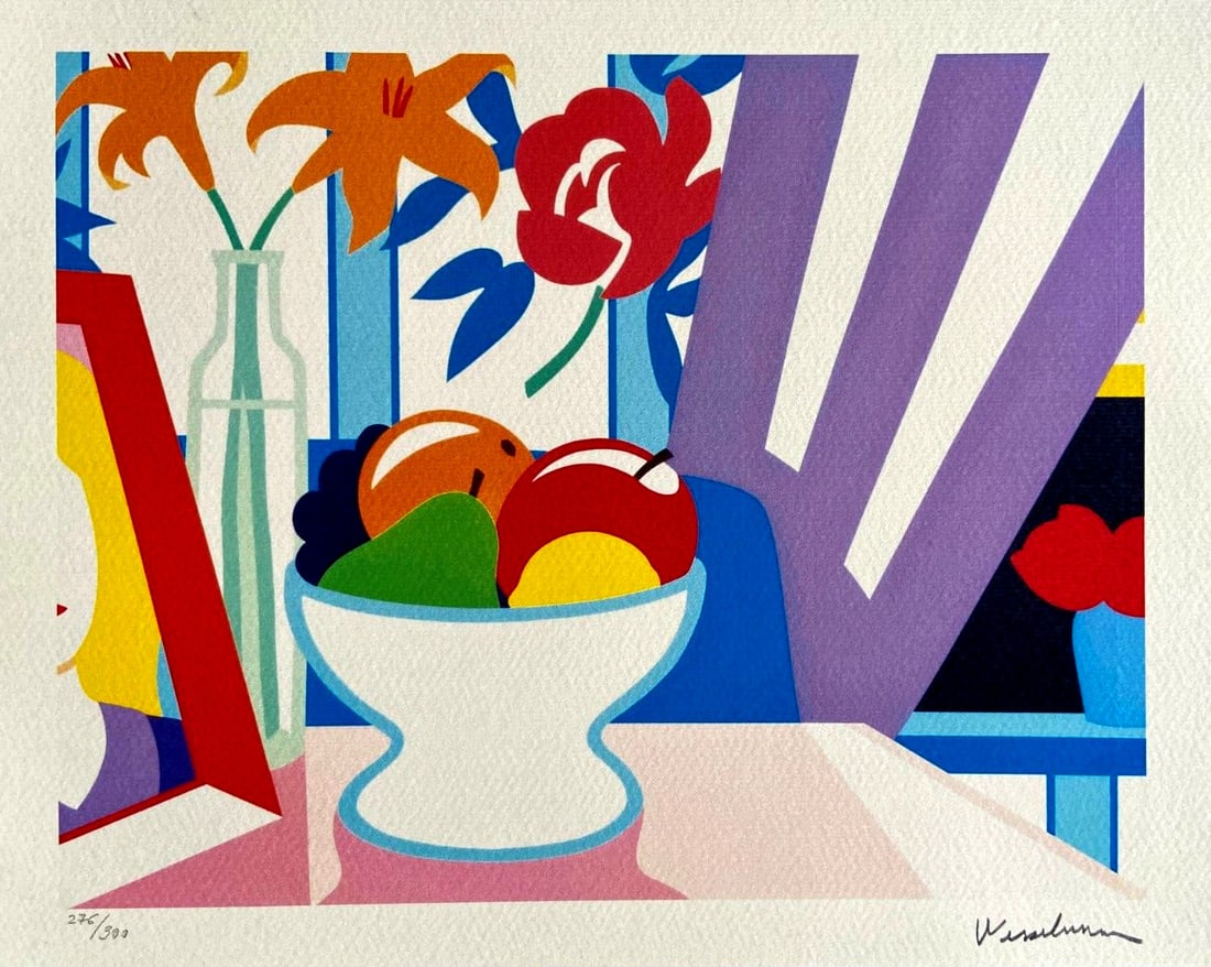 Tom Wesselmann Lithograph is numbered (1 of 9)