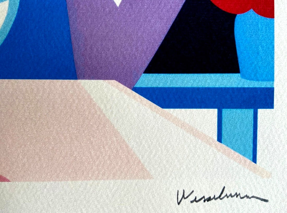 Tom Wesselmann Lithograph is numbered - 8