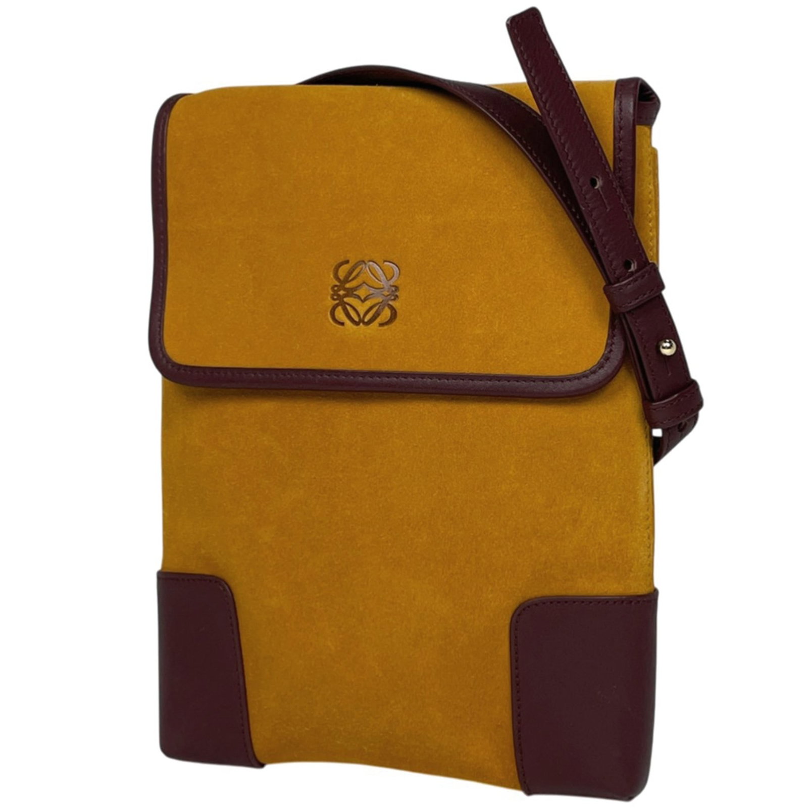 Leather shoulder bag suede by Loewe (1 of 7)