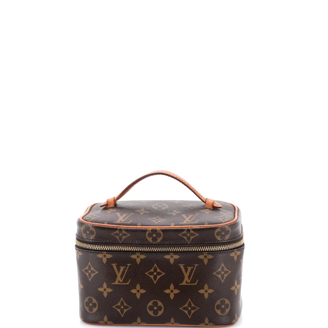 Louis Vuitton monogram canvas mini vanity case: Louis Vuitton monogram canvas mini vanity case Add a touch of luxury to your daily beauty routine with this authentic Louis Vuitton monogram canvas mini vanity case. Made from high-quality, coated can