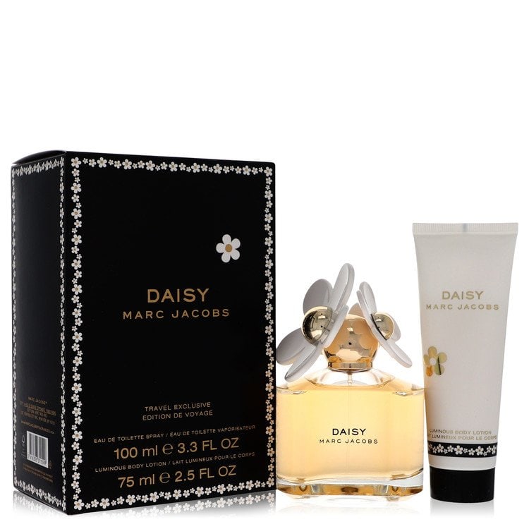 Marc Jacobs Gift Set of Perfume: Marc Jacobs Gift Set of Perfume Indulge in the sophisticated scent of Marc Jacobs, expertly crafted to evoke elegance and poise. This luxurious gift set combines a 3.4 oz Eau De Toilette Spray with a