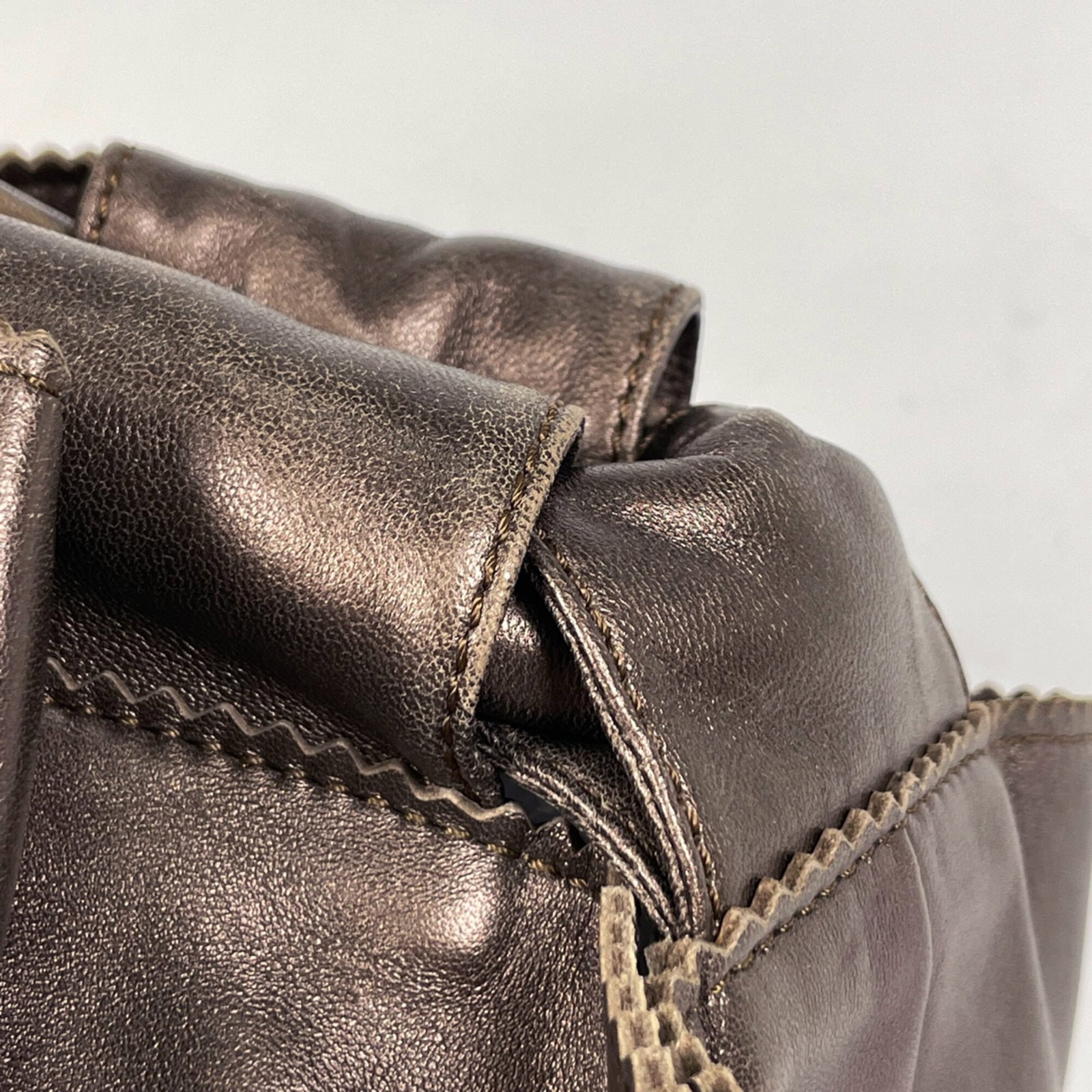 Leather Loewe Handbag - 5