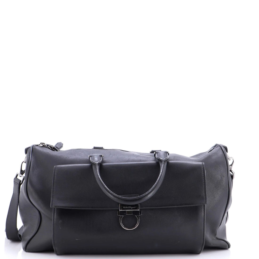 Salvatore Ferragamo leather convertible duffle bag large (1 of 7)