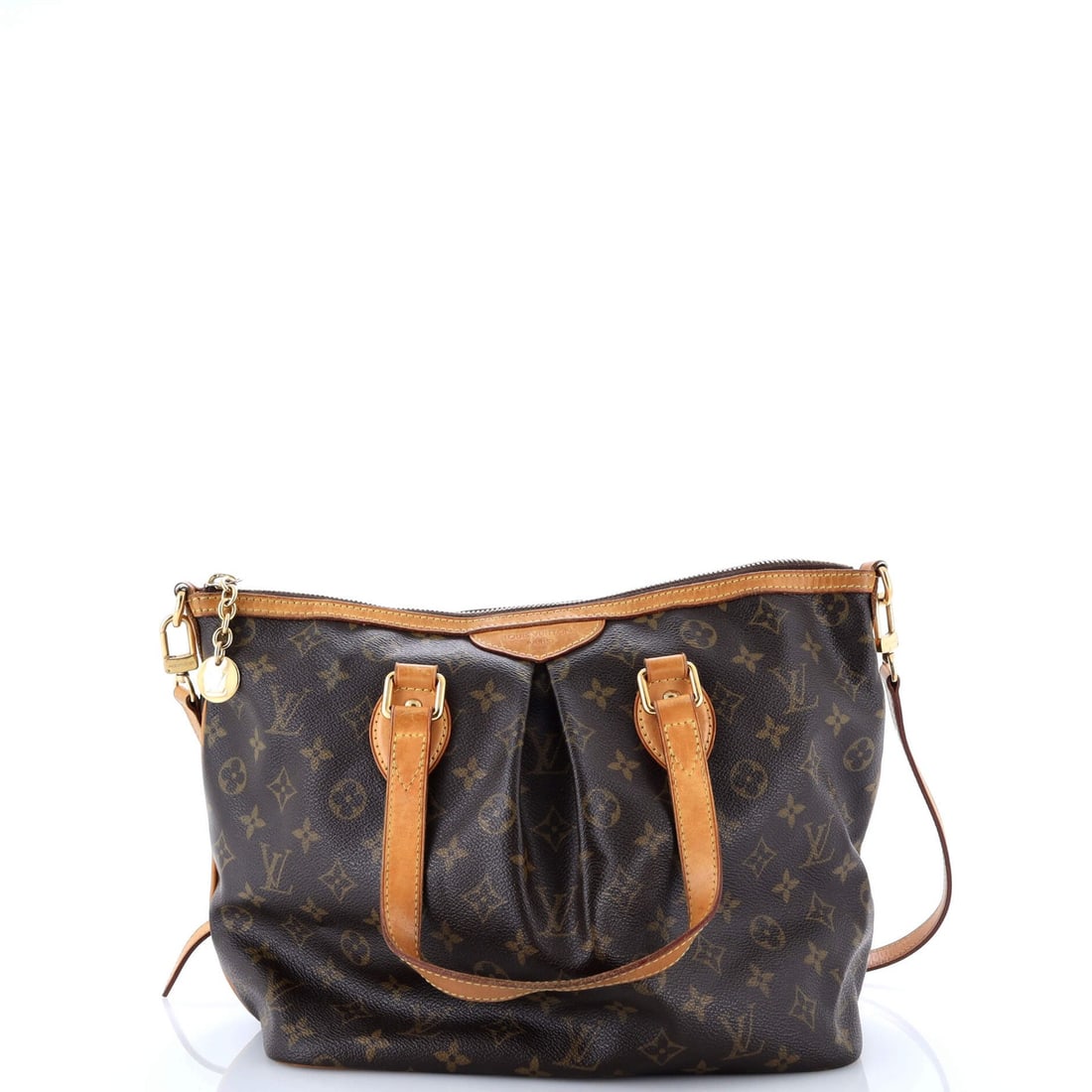 Louis Vuitton Palermo Monogram Canvas Handbag: Louis Vuitton Palermo Monogram Canvas Handbag Experience the timeless elegance of Louis Vuitton's Palermo Monogram Canvas Handbag, boasting a classic brown exterior with iconic monogram pattern and