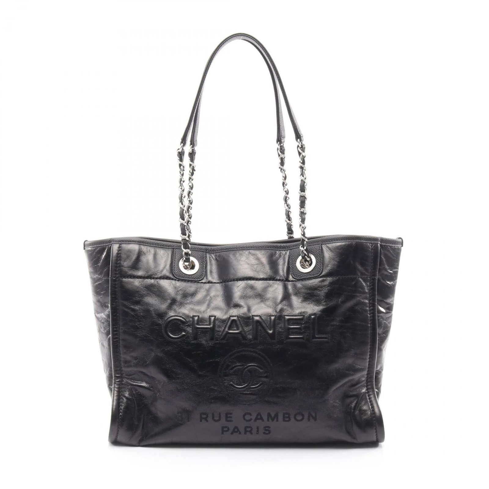 Chanel Handbag, Tote Bag Grained Calfskin (1 of 9)