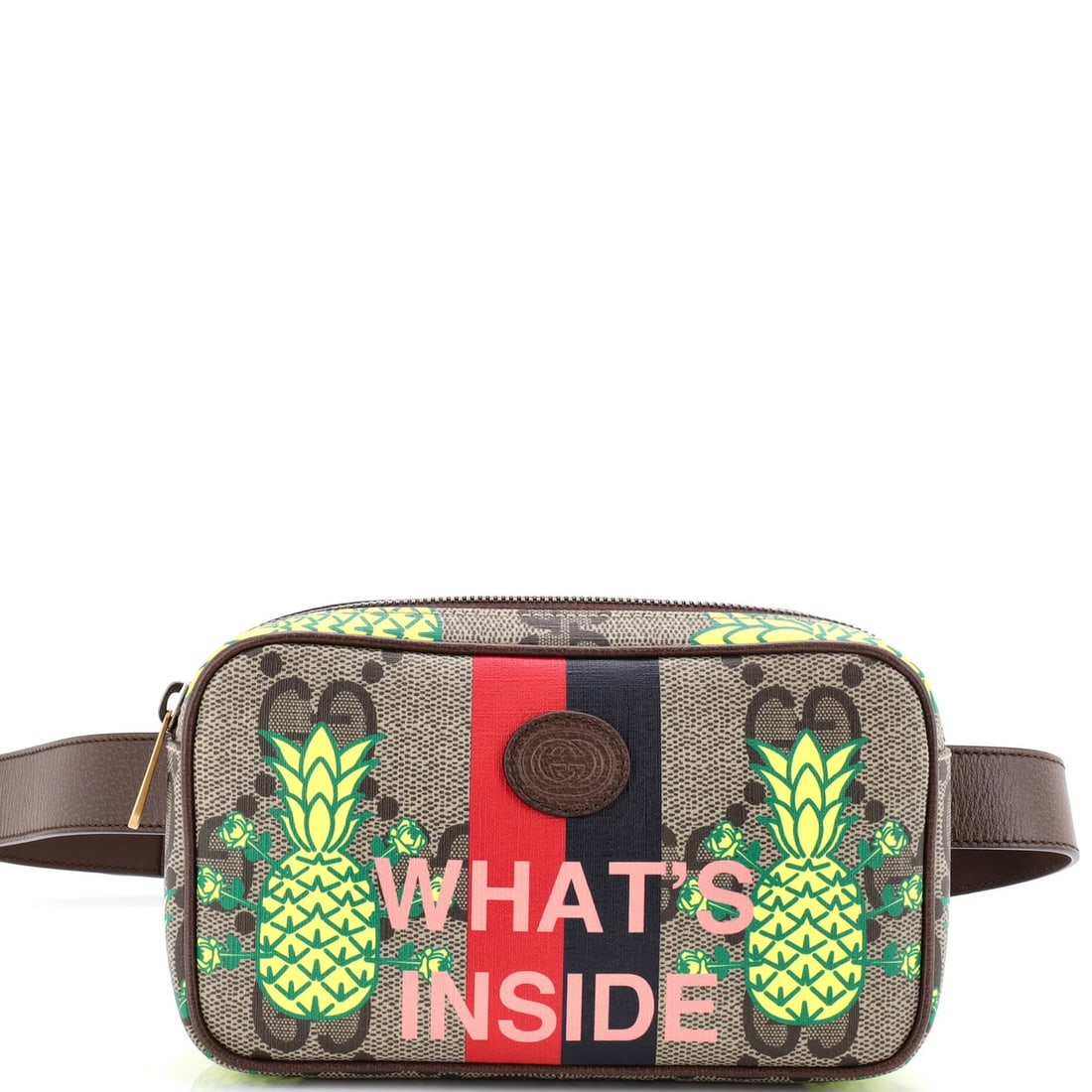 Gucci Zip Belt Bag Printed GG Coated Canvas (1 of 5)