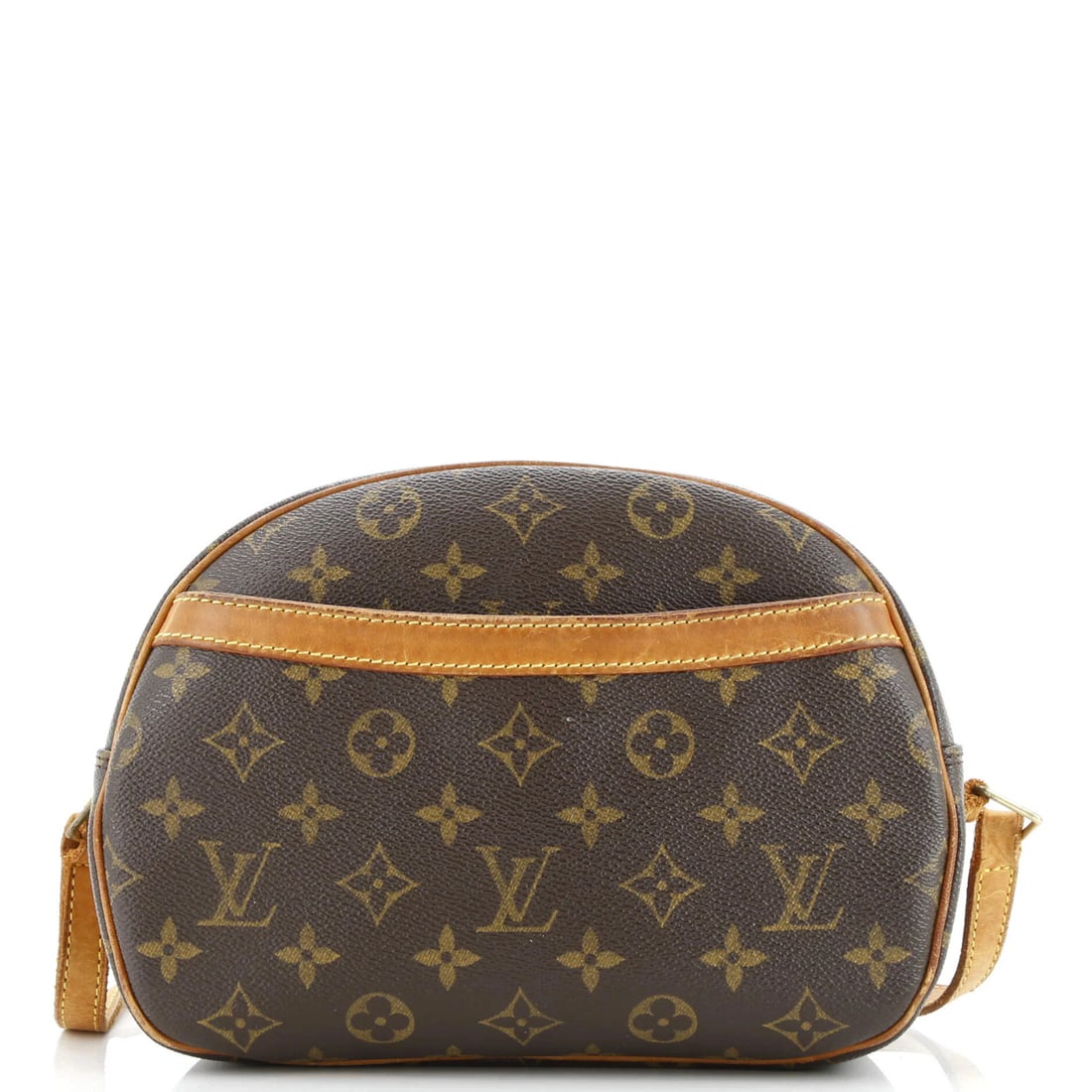 Louis Vuitton Canvas Monogram Blois Handbag: Louis Vuitton Canvas Monogram Blois Handbag A stunning Louis Vuitton Blois handbag in rich brown canvas, adorned with iconic monogram patterns and gold hardware. With its spacious interior and adjusta