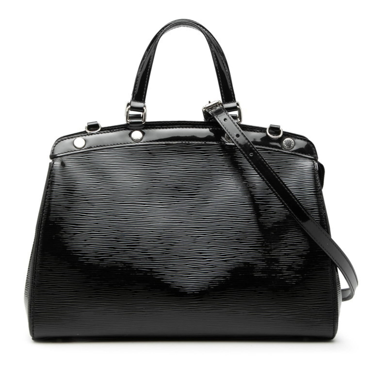 Louis Vuitton patent leather shoulder bag: Louis Vuitton patent leather shoulder bag A sleek and sophisticated Louis Vuitton patent leather shoulder bag, perfect for adding a touch of luxury to any outfit. With its classic design and durable