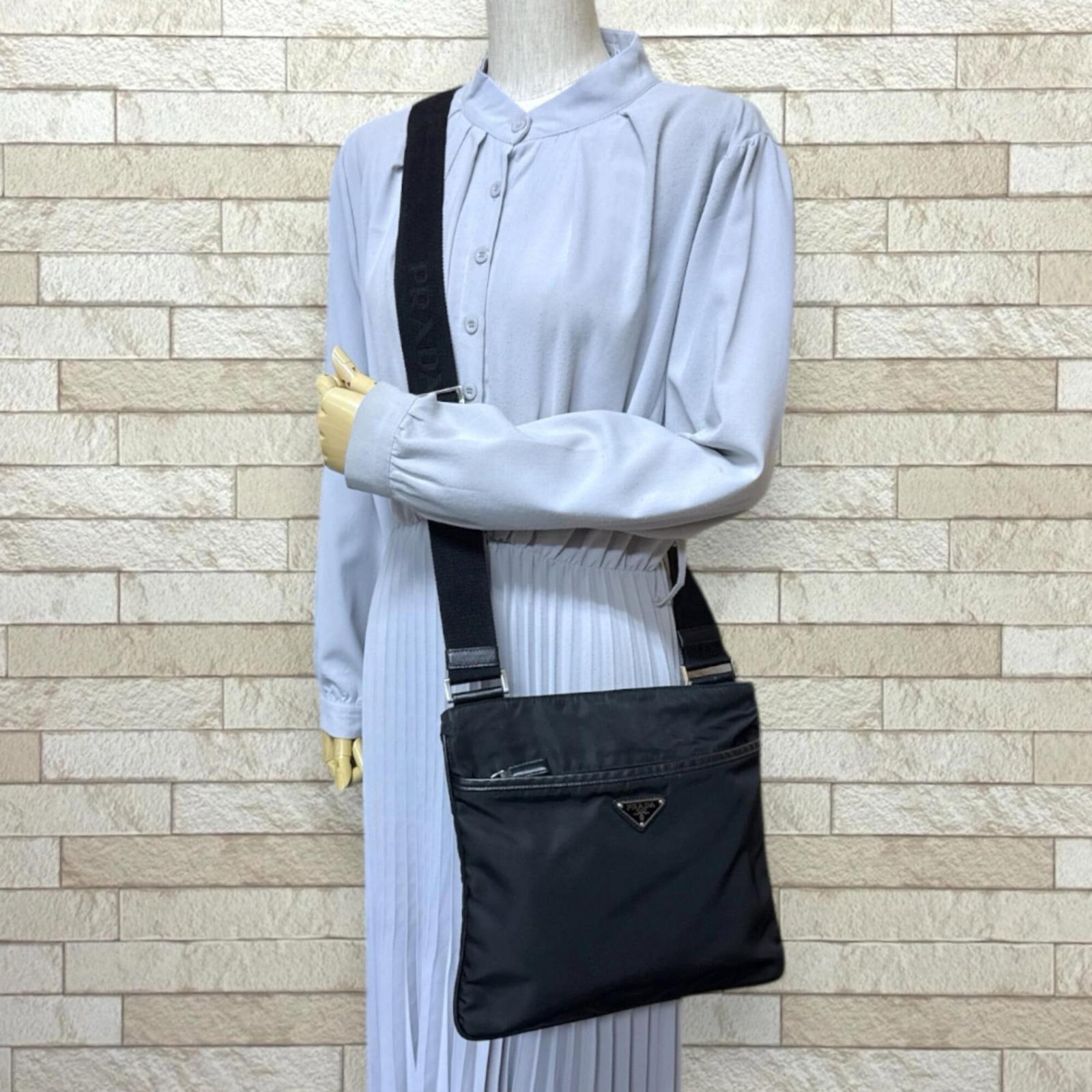 Prada nylon shoulder bag - 2