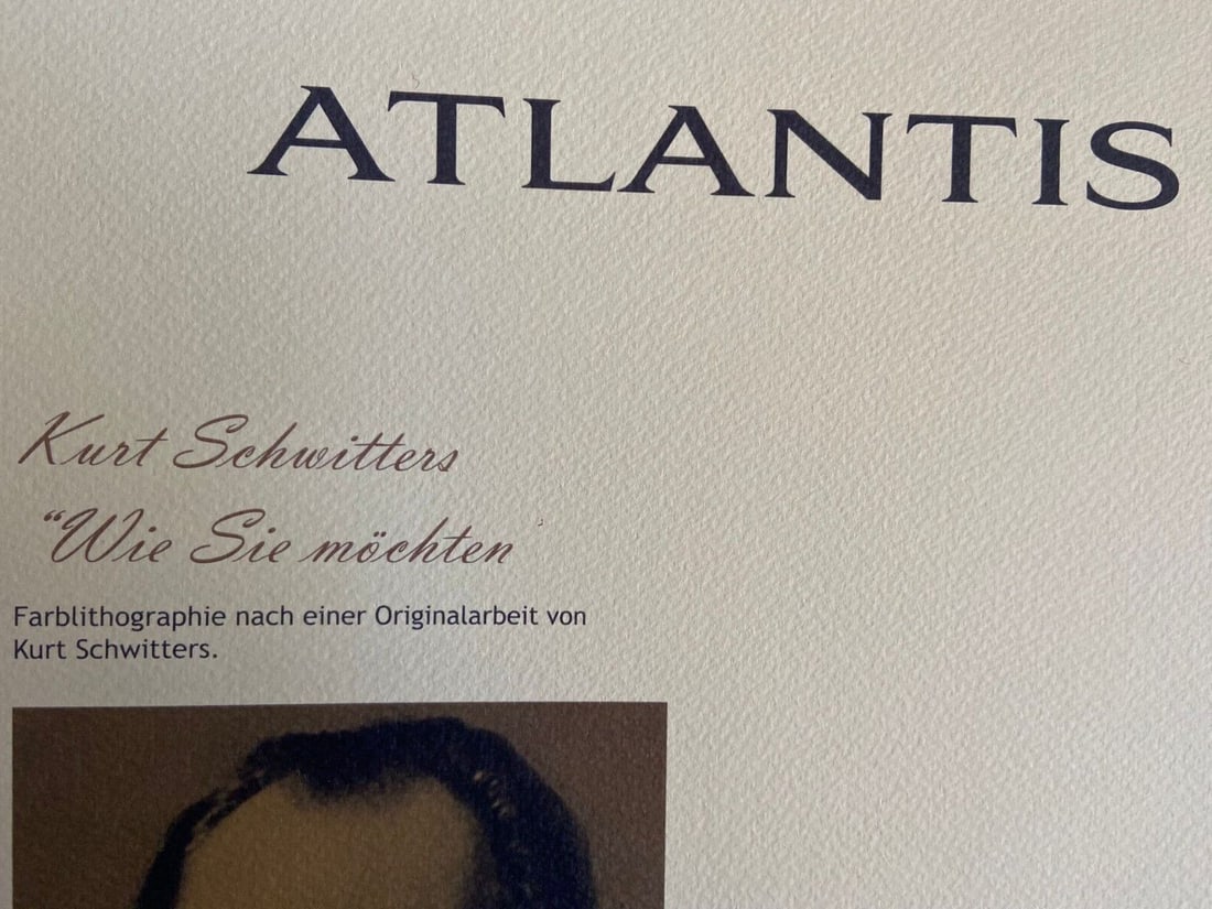 Kurt Schwitters lithograph - 9