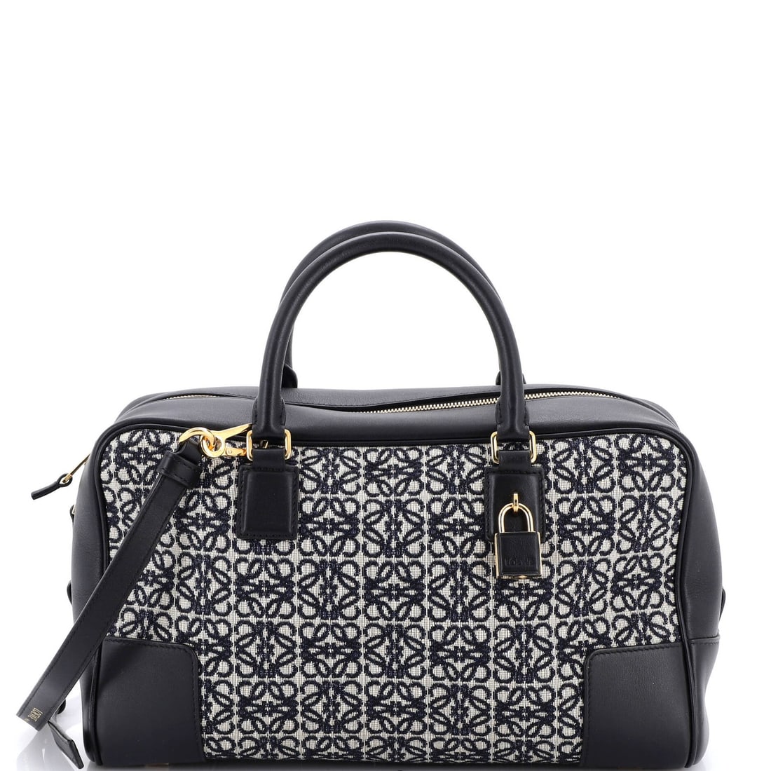 Loewe Amazona Bag Leather and Jacquard Canvas 28 (1 of 5)