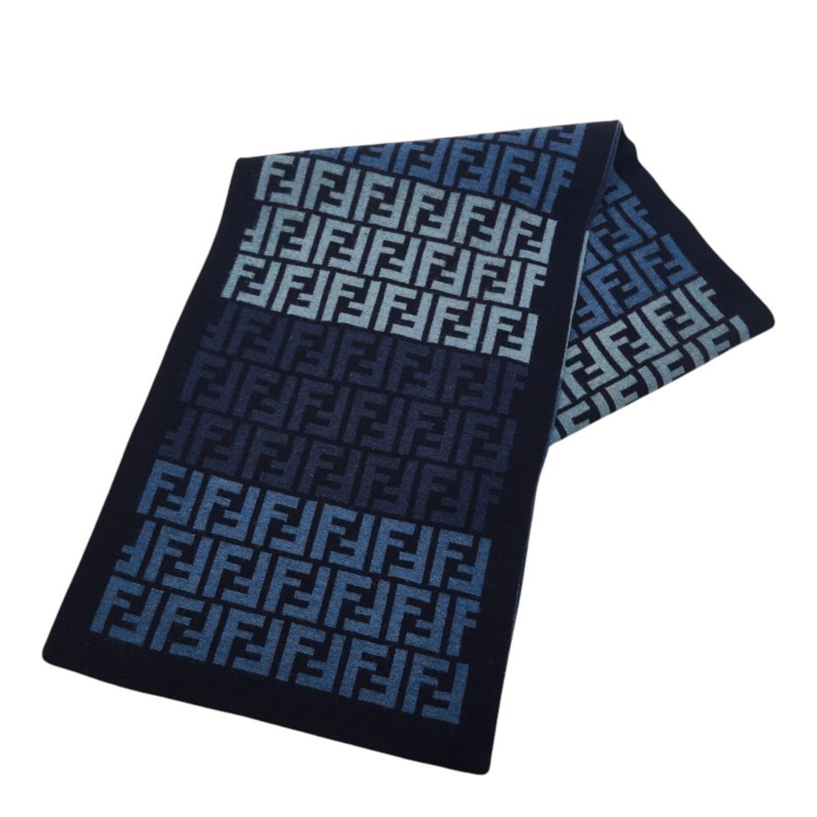Fendi Stole Wool: Fendi Stole Wool A luxurious navy wool stole from the iconic Italian fashion house Fendi, perfect for adding a touch of elegance to any outfit. With its classic design and high-quality materials,
