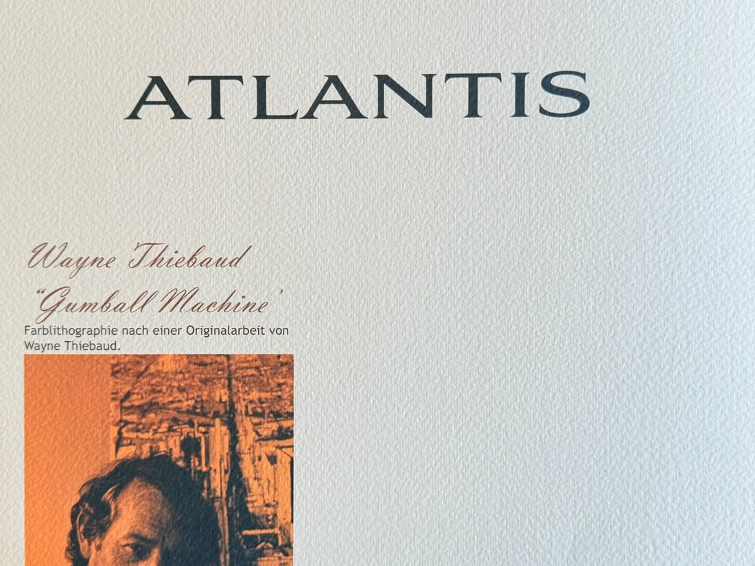 Wayne Thiebaud lithograph - 9