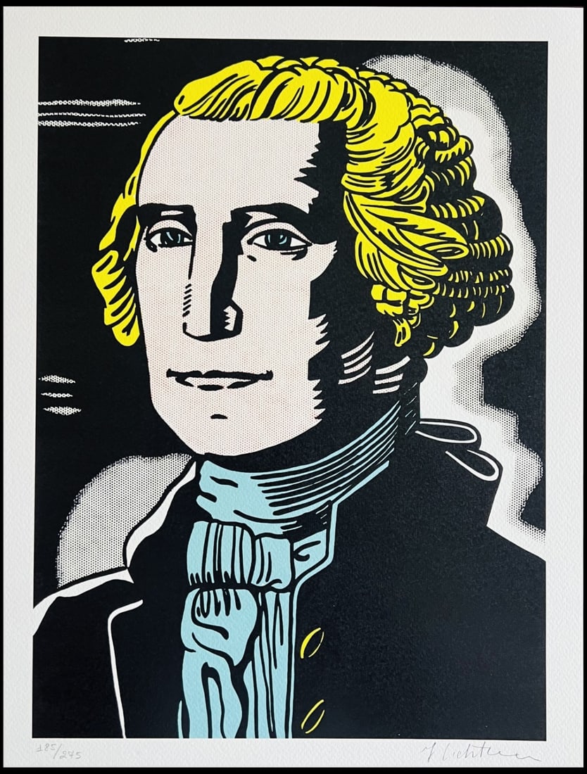 Roy Lichtenstein is a numbered limited lithograph. (1 of 8)