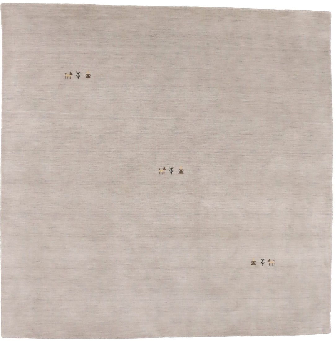 Modern Contemporary Handmade 6X6 Square Gabbeh Carpet for Home Decor: Modern Contemporary Handmade 6X6 Square Gabbeh Carpet for Home Decor Add warmth and texture to your home with this stunning, handmade 6x6 square Gabbeh carpet, expertly crafted from high-quality wool