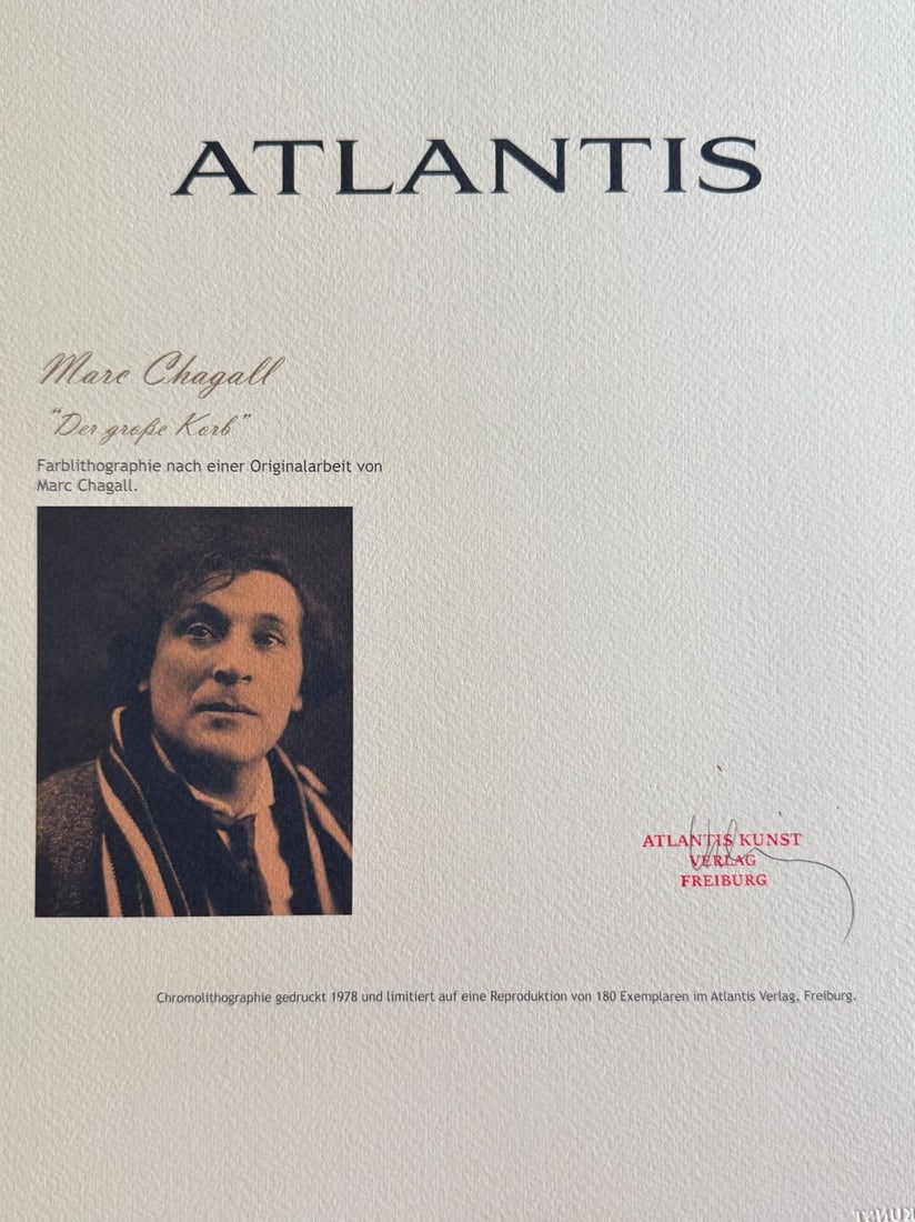 Marc Chagall Lithograph Numbered - 8