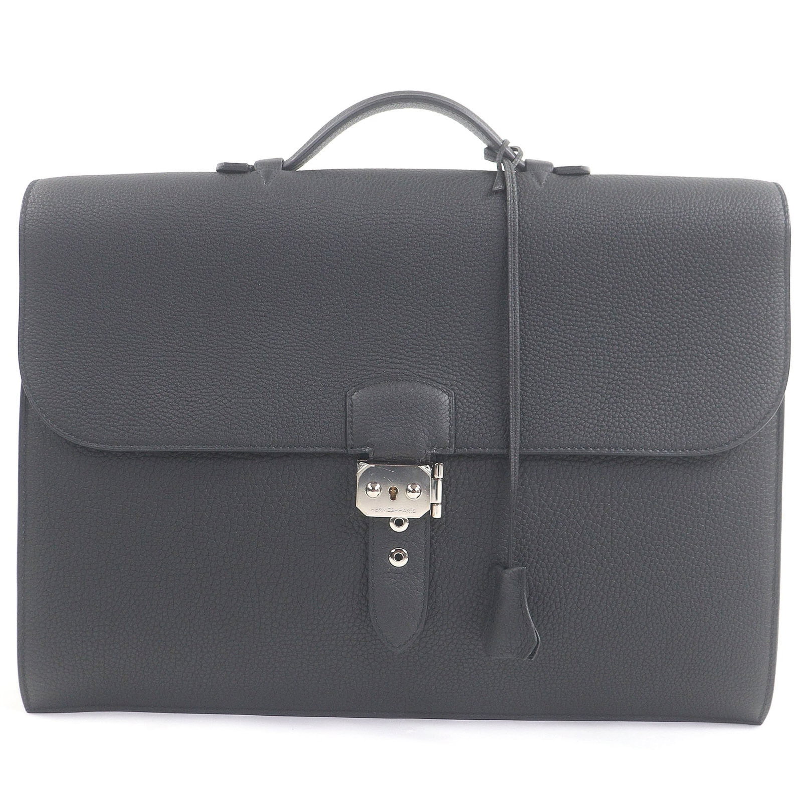 Togo Leather Briefcase by Hermes (1 of 9)