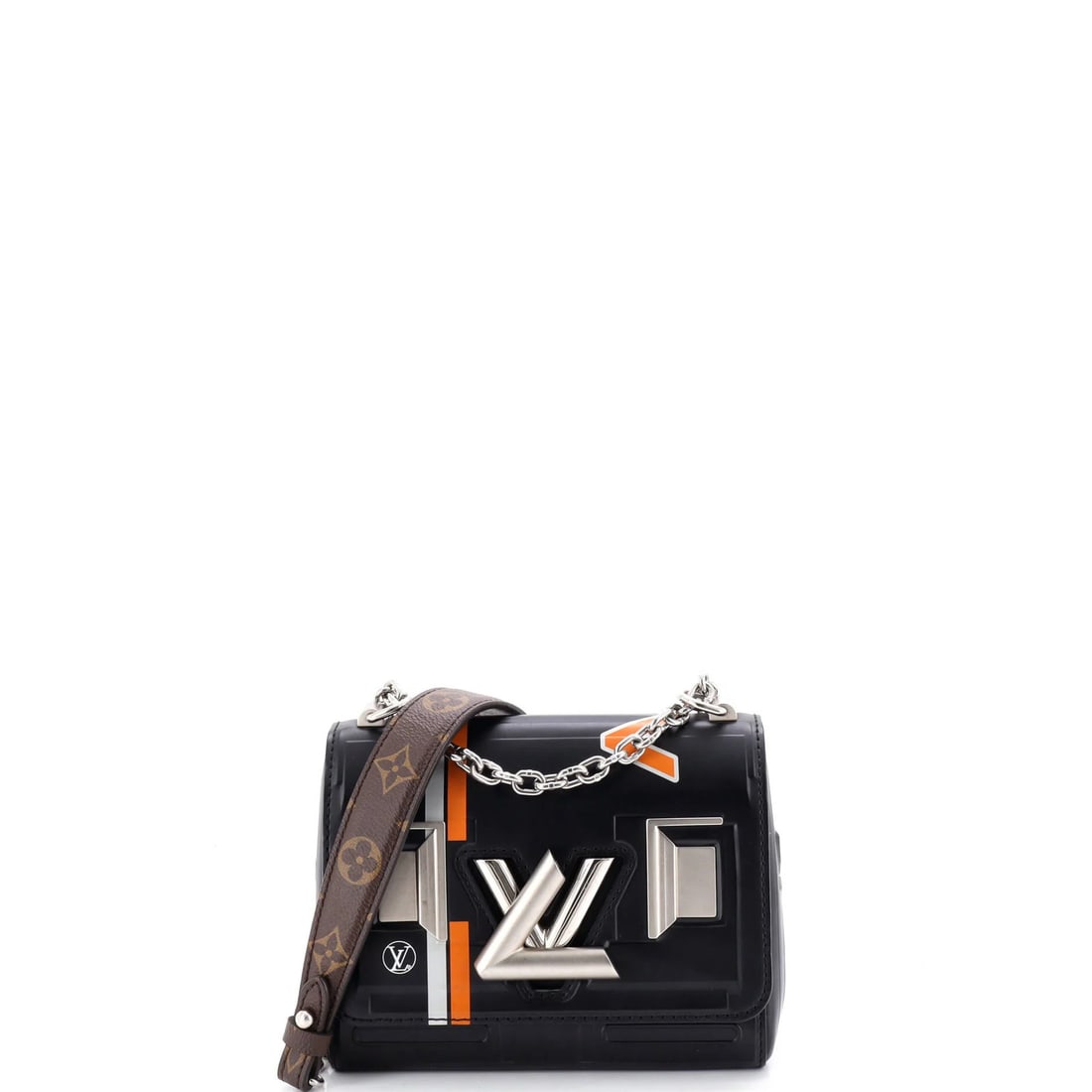 Louis Vuitton Twist Handbag Space Leather Embossed Limited Edition PM (1 of 7)