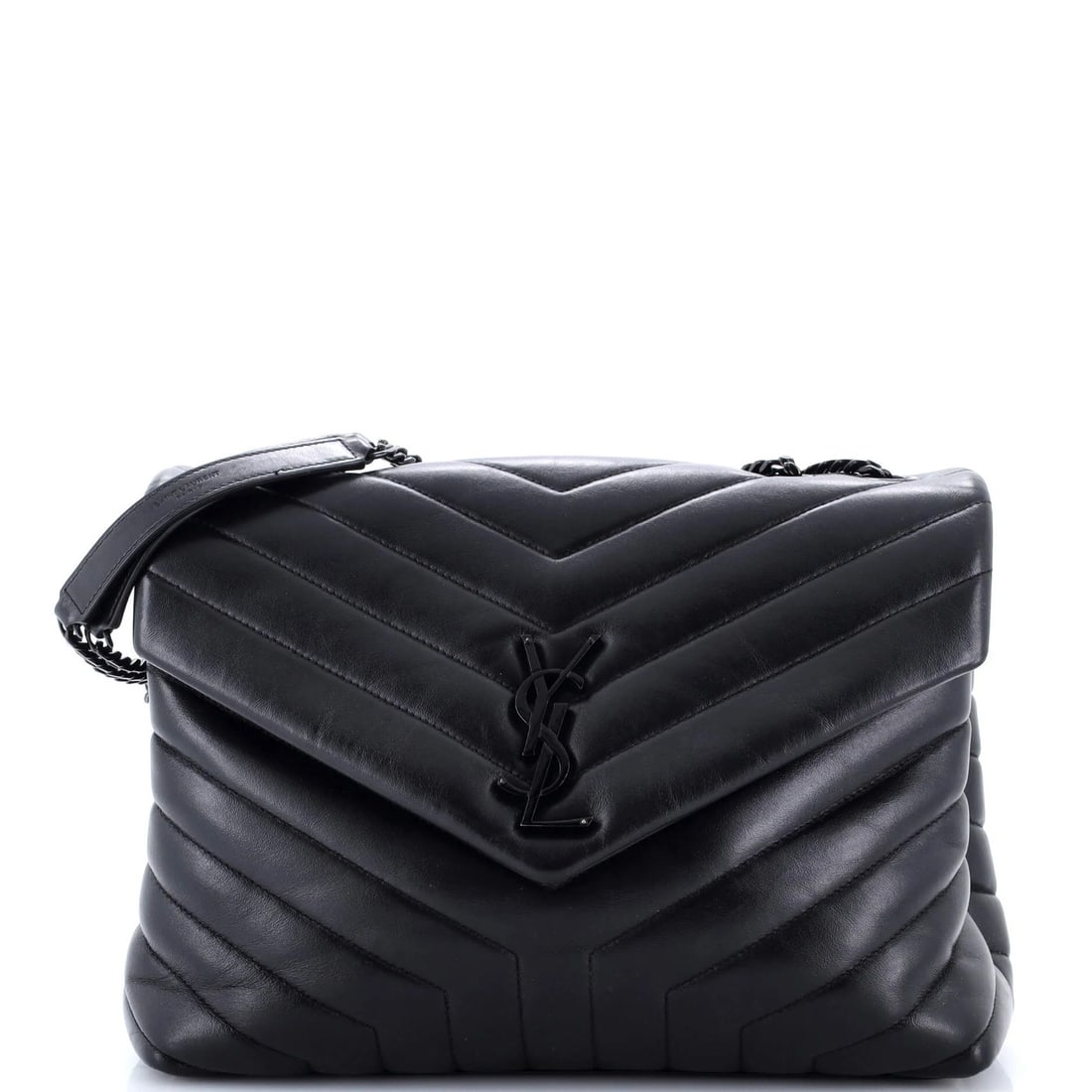 Saint Laurent Loulou Shoulder Bag Matelasse Chevron Leather Medium (1 of 7)