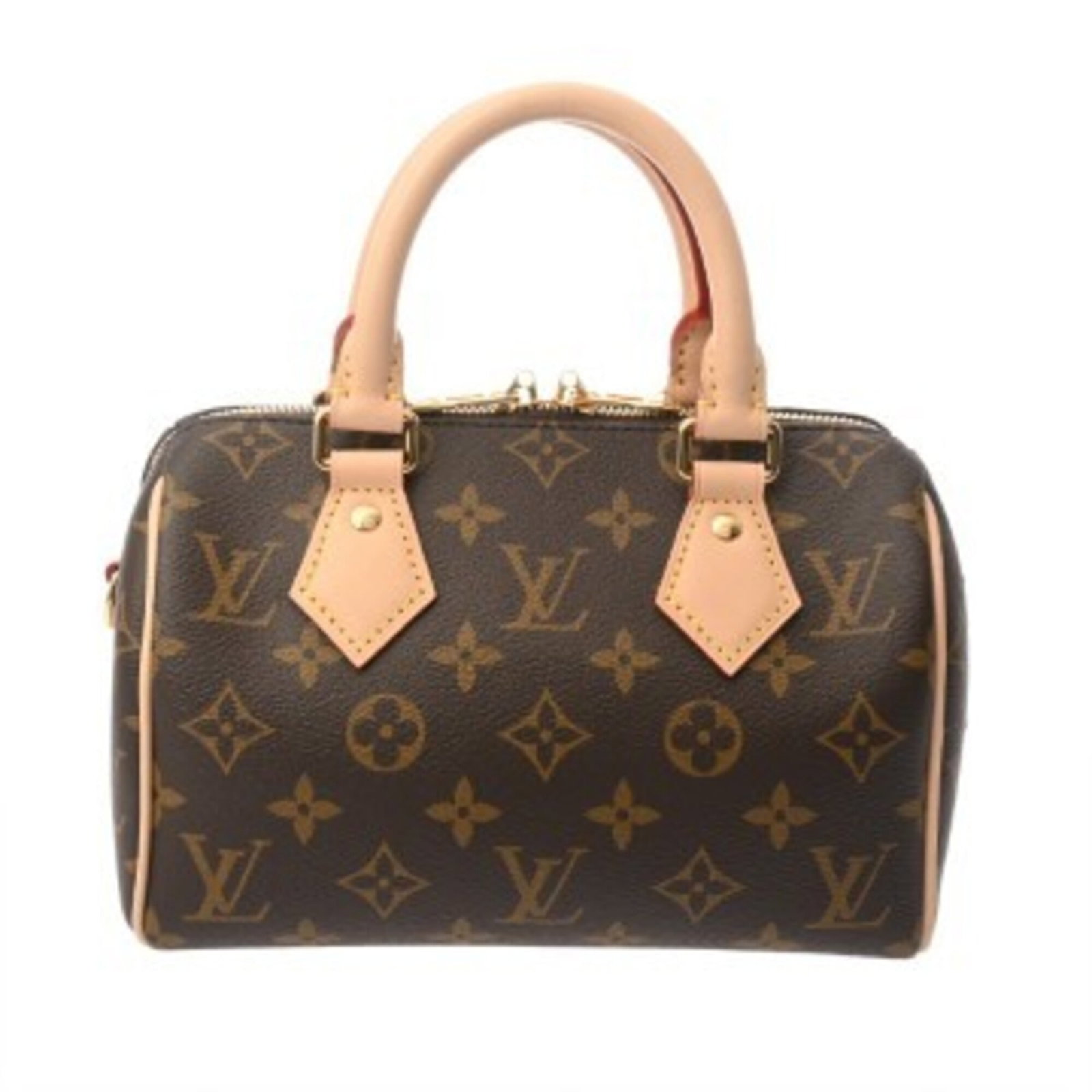 Louis Vuitton Handbag Monogram: Louis Vuitton Handbag Monogram Experience the timeless elegance of Louis Vuitton with this exquisite Monogram handbag, boasting the iconic interlocking LV pattern in rich brown hues. Measuring 14cm x