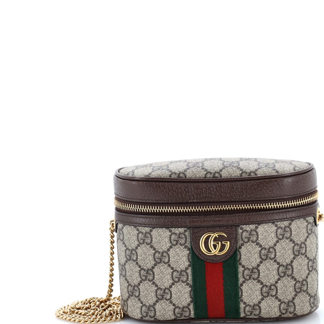 Gucci GG Coated Canvas Small Belt Chain Bag (1 of 5)
