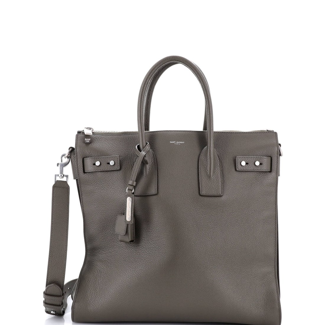 Saint Laurent Sac de Jour Souple Zip Tote Leather North South (1 of 5)