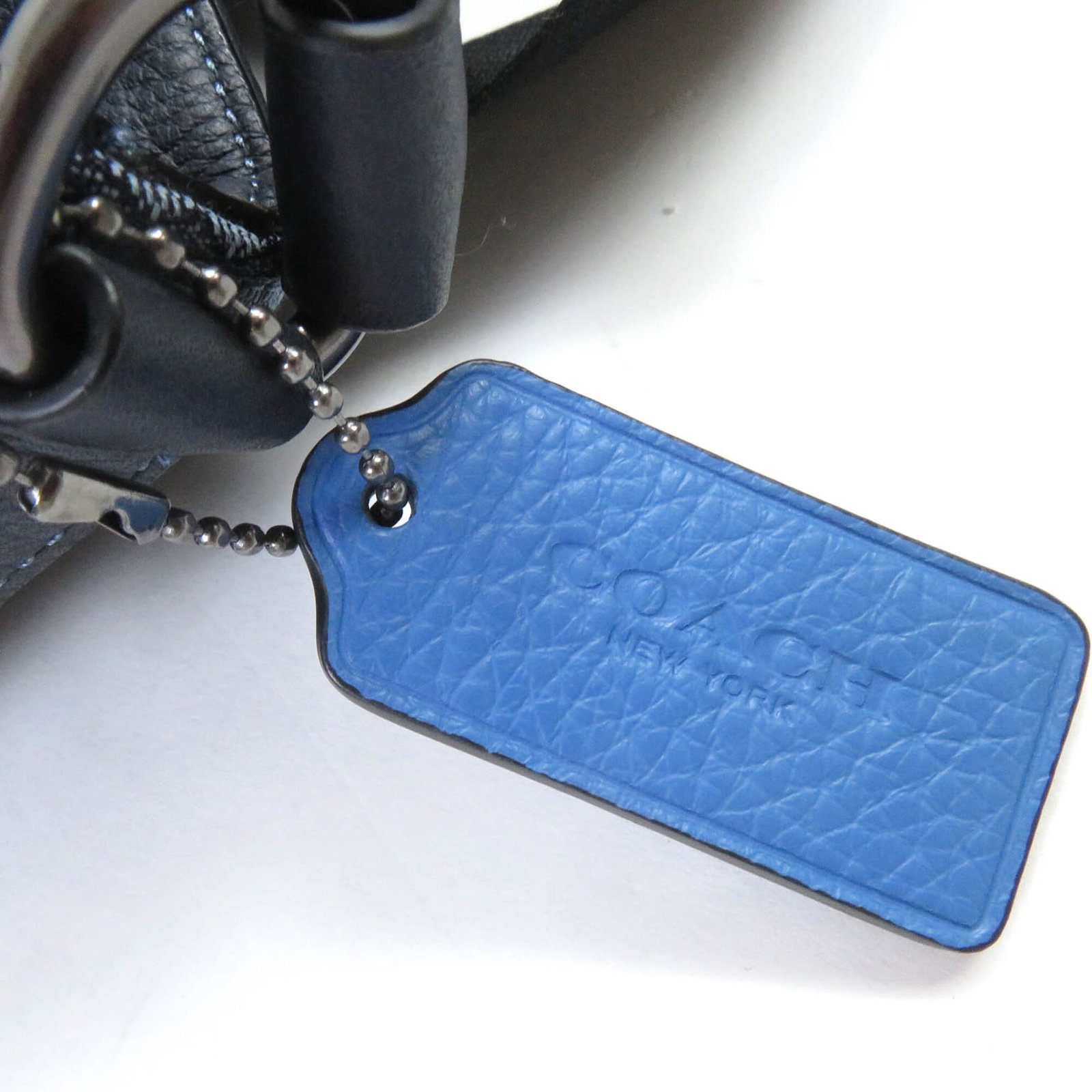 Canvas leather shoulder bag by Coach - 11