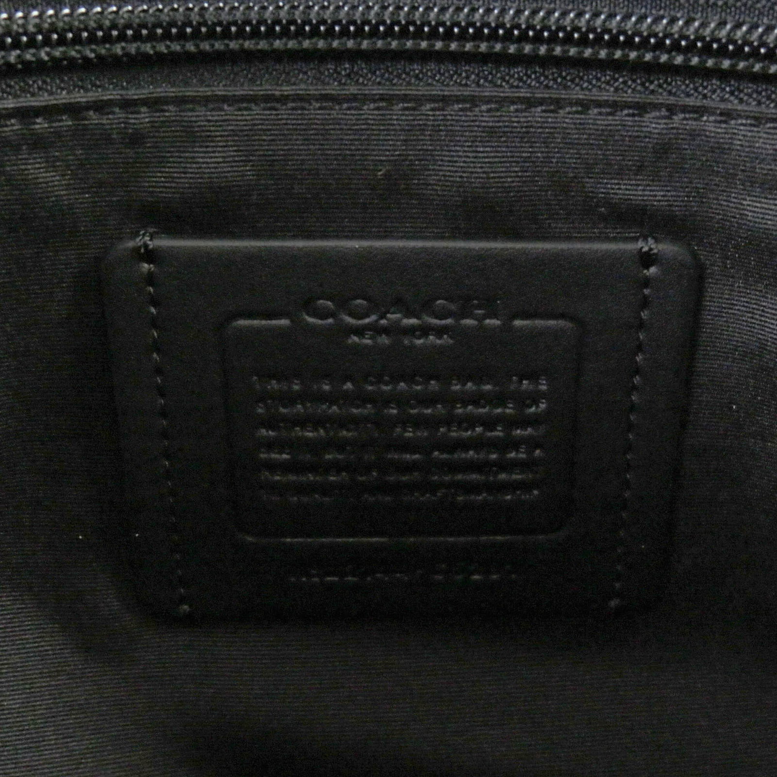 Canvas leather shoulder bag by Coach - 9