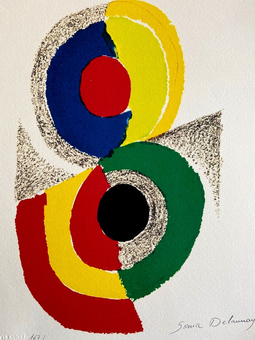 Sonia Delaunay Lithograph Numbered 180 (1 of 10)