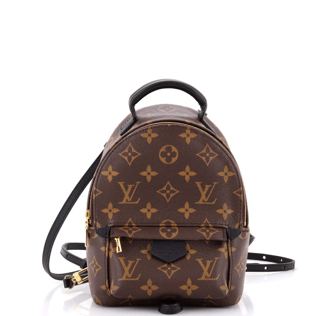 Louis Vuitton Palm Springs Backpack Monogram Canvas Mini: Louis Vuitton Palm Springs Backpack Monogram Canvas Mini Elevate your everyday with the iconic Louis Vuitton Palm Springs Backpack Monogram Canvas Mini, boasting sleek black exterior and gold hardware