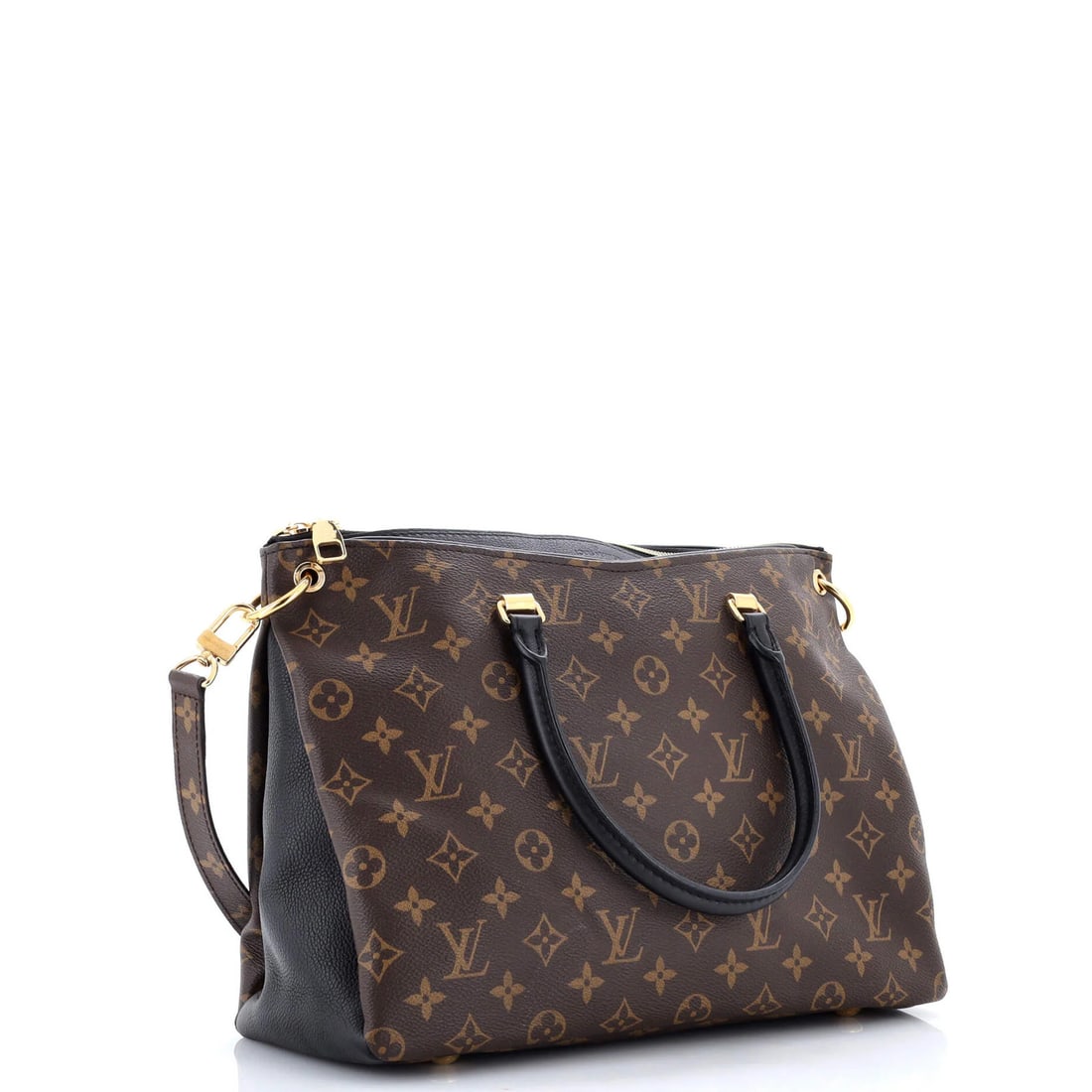 Louis Vuitton canvas tote monogram leather - 2