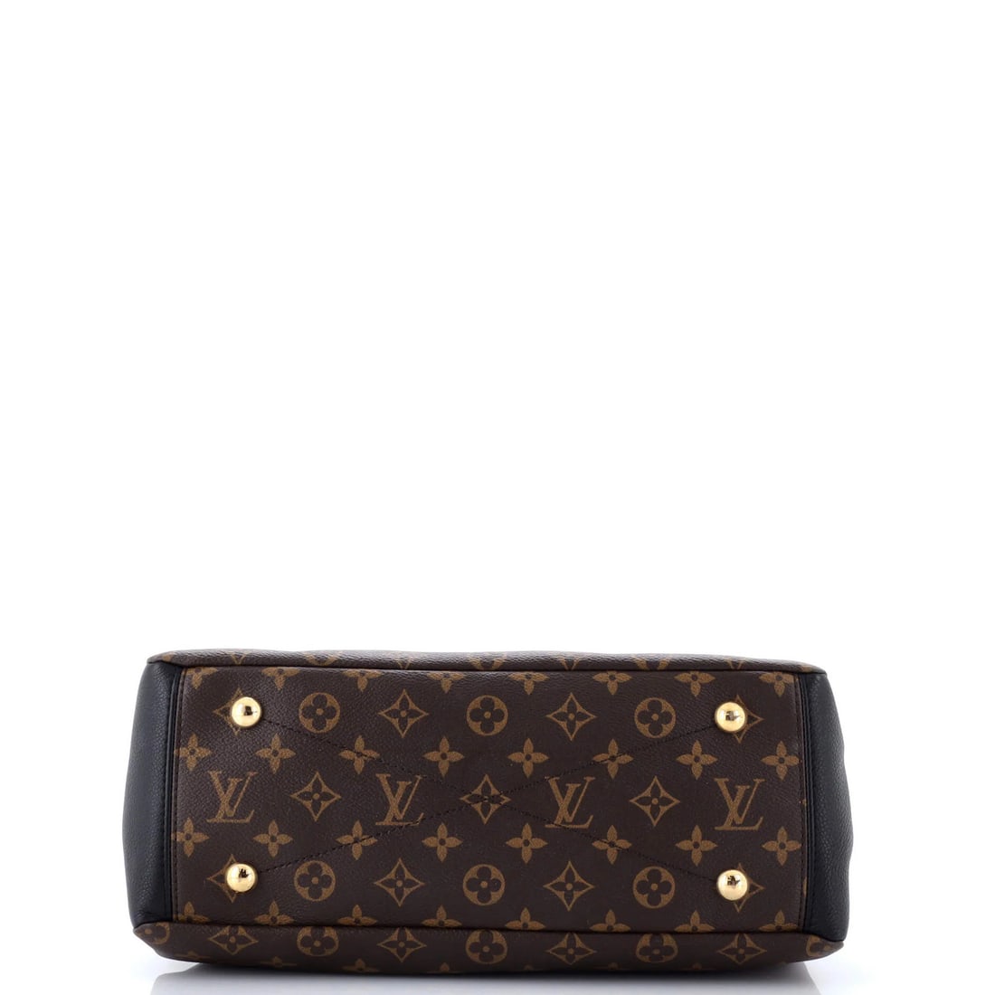 Louis Vuitton canvas tote monogram leather - 4