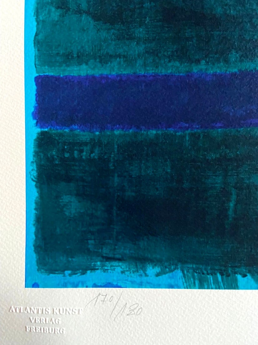 Mark Rothko is a numbered lithograph - 6