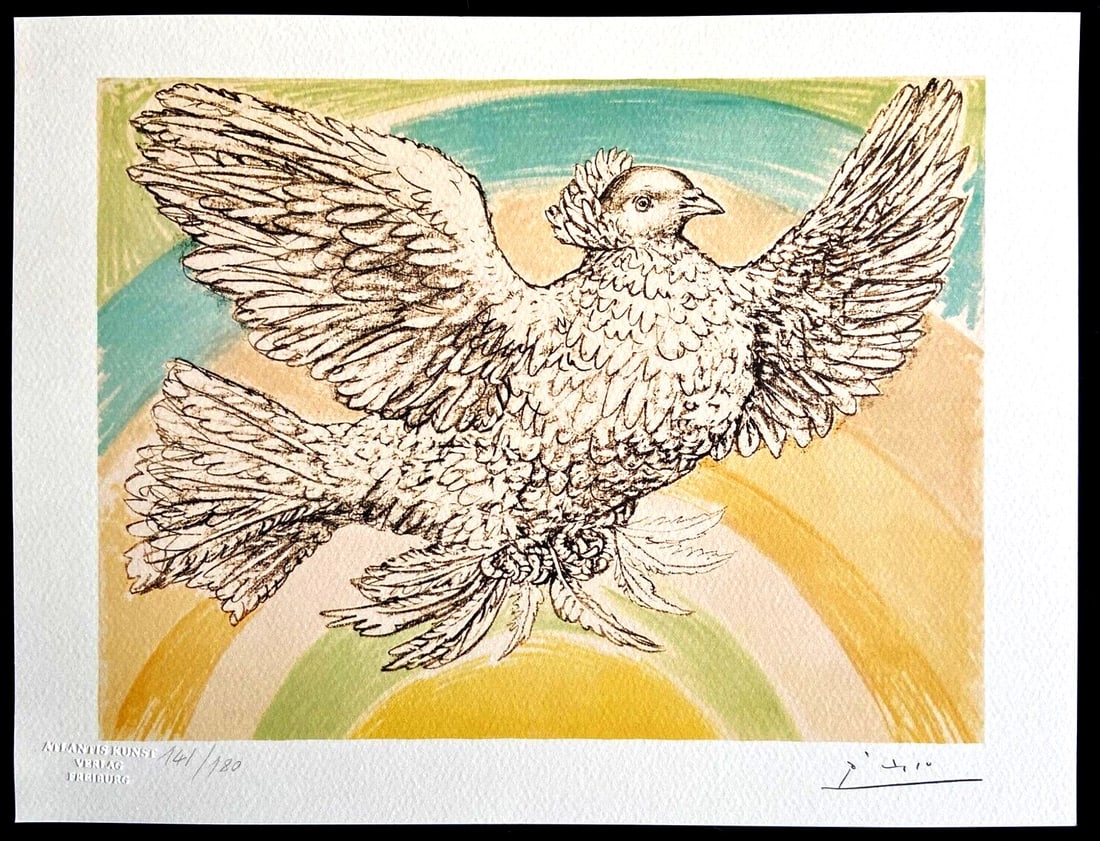 Pablo Picasso Lithograph Numbered 180 -Joan Mir (1 of 11)