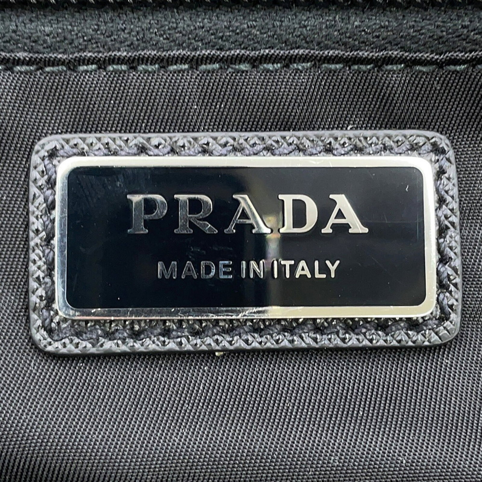 Prada nylon backpack leather - 15