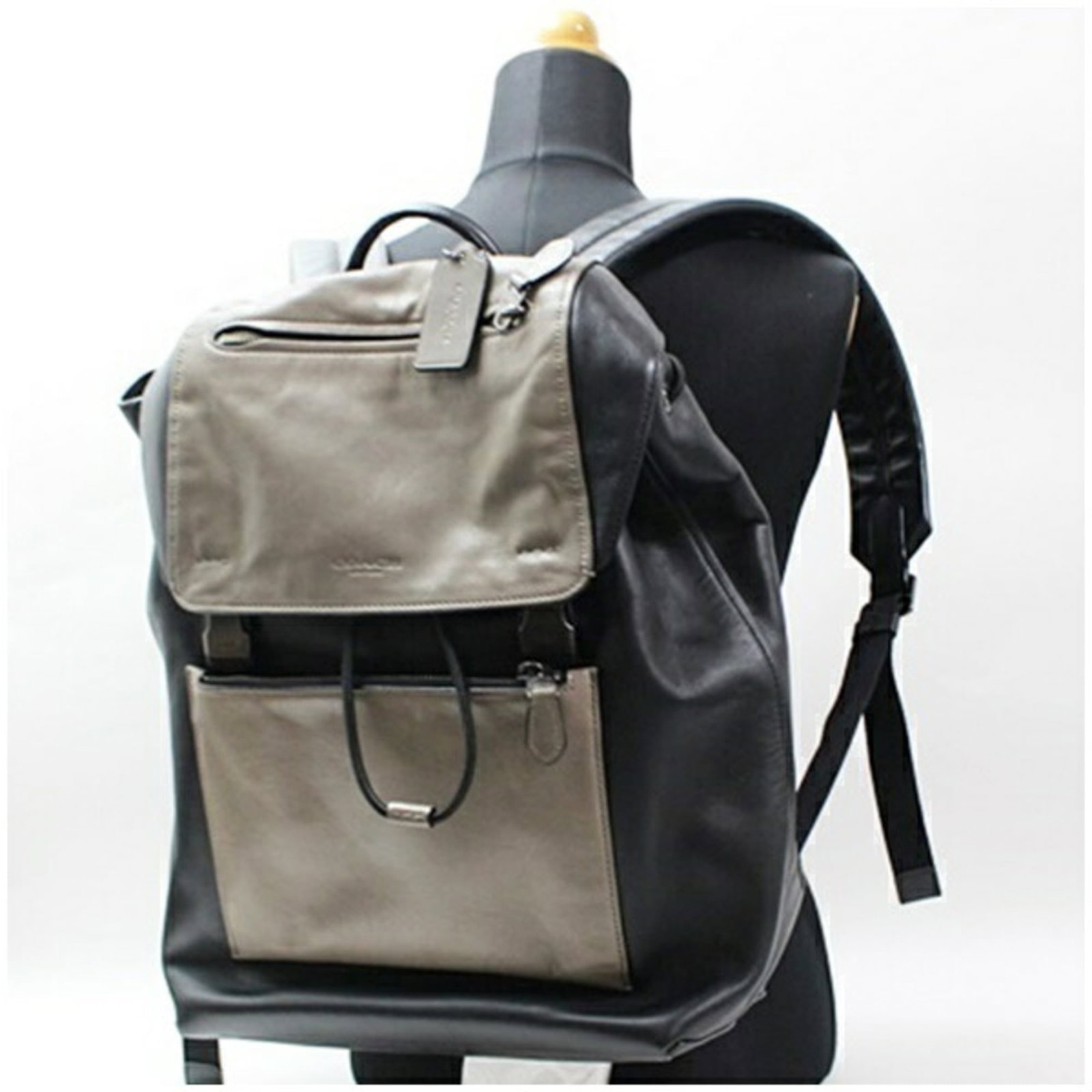 Leather Coach Backpack - 4