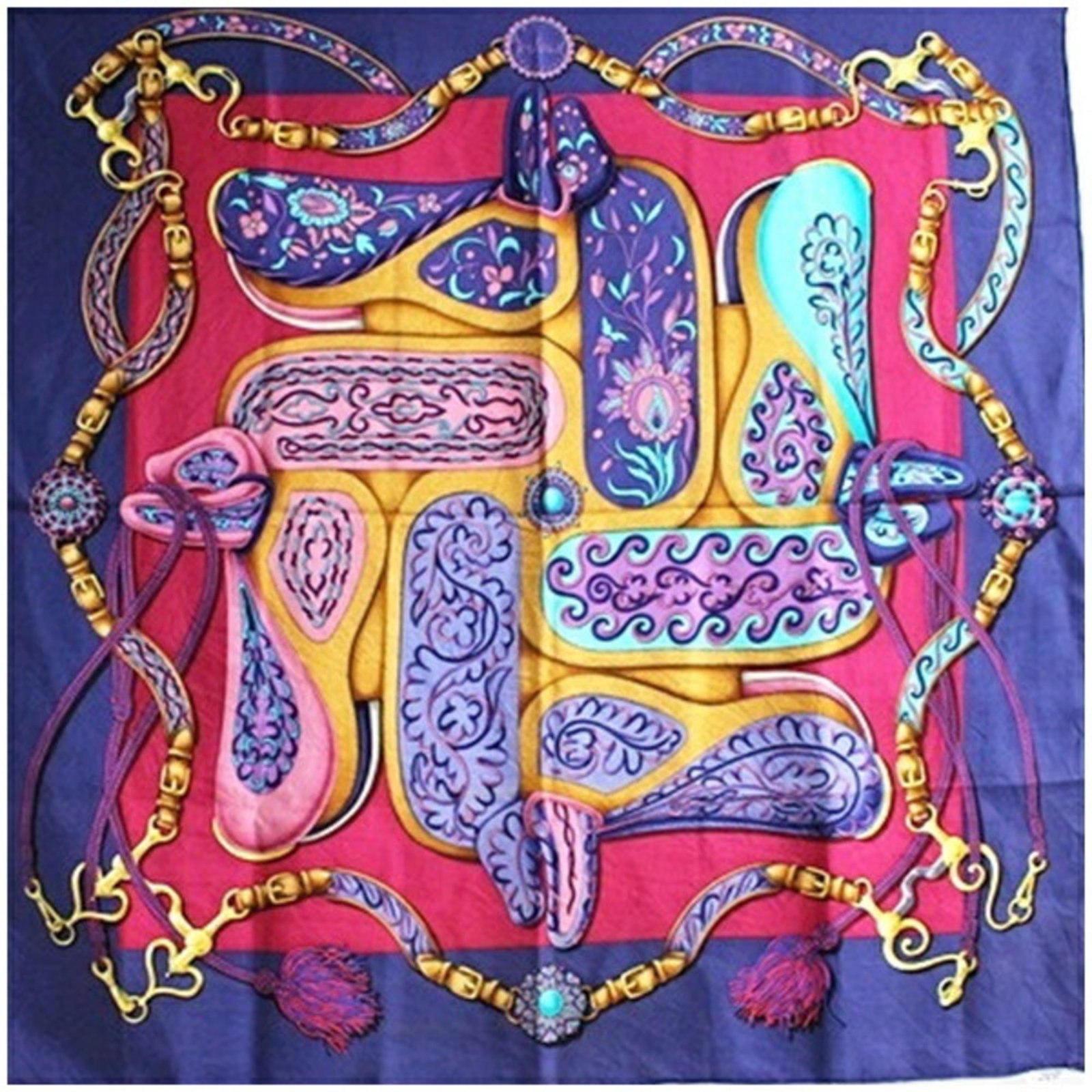 Hermes silk scarf (1 of 8)
