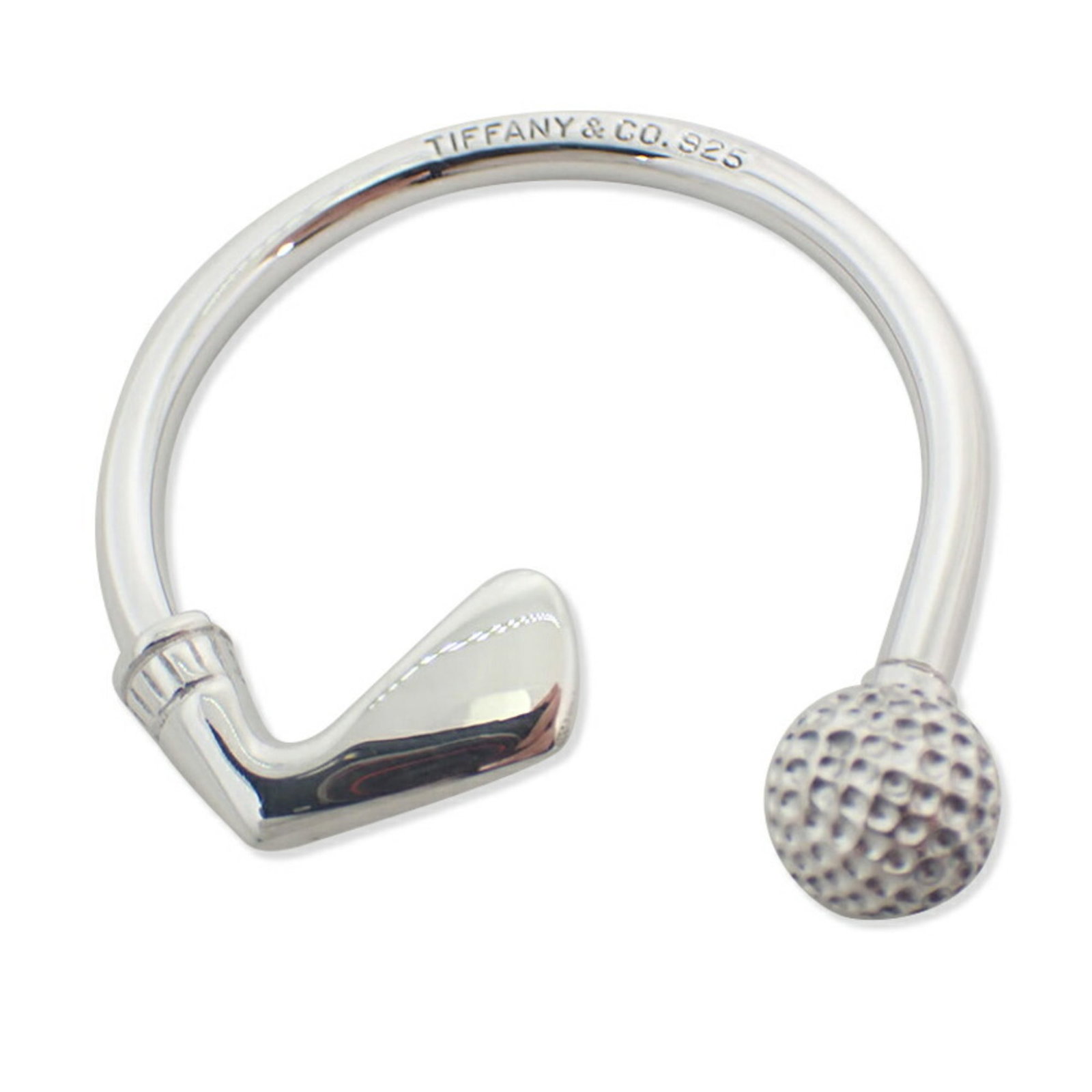 Tiffany sterling silver keyring: Tiffany sterling silver keyring Elevate your everyday style with this exquisite Tiffany sterling silver keyring, crafted from high-quality 925 material and boasting a sleek design that exudes