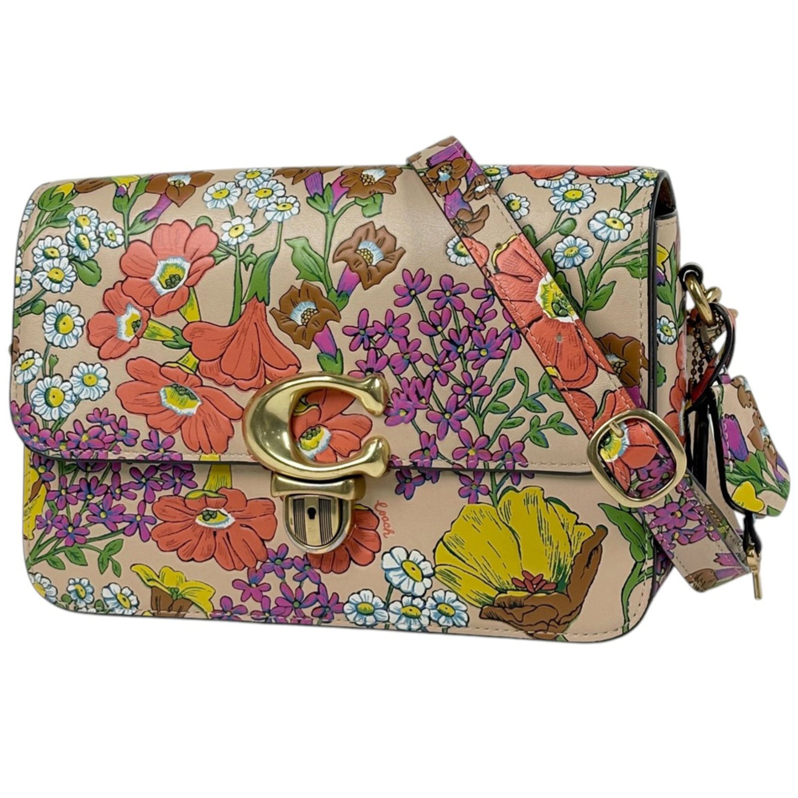 Leather Coach shoulder bag (1 of 8)