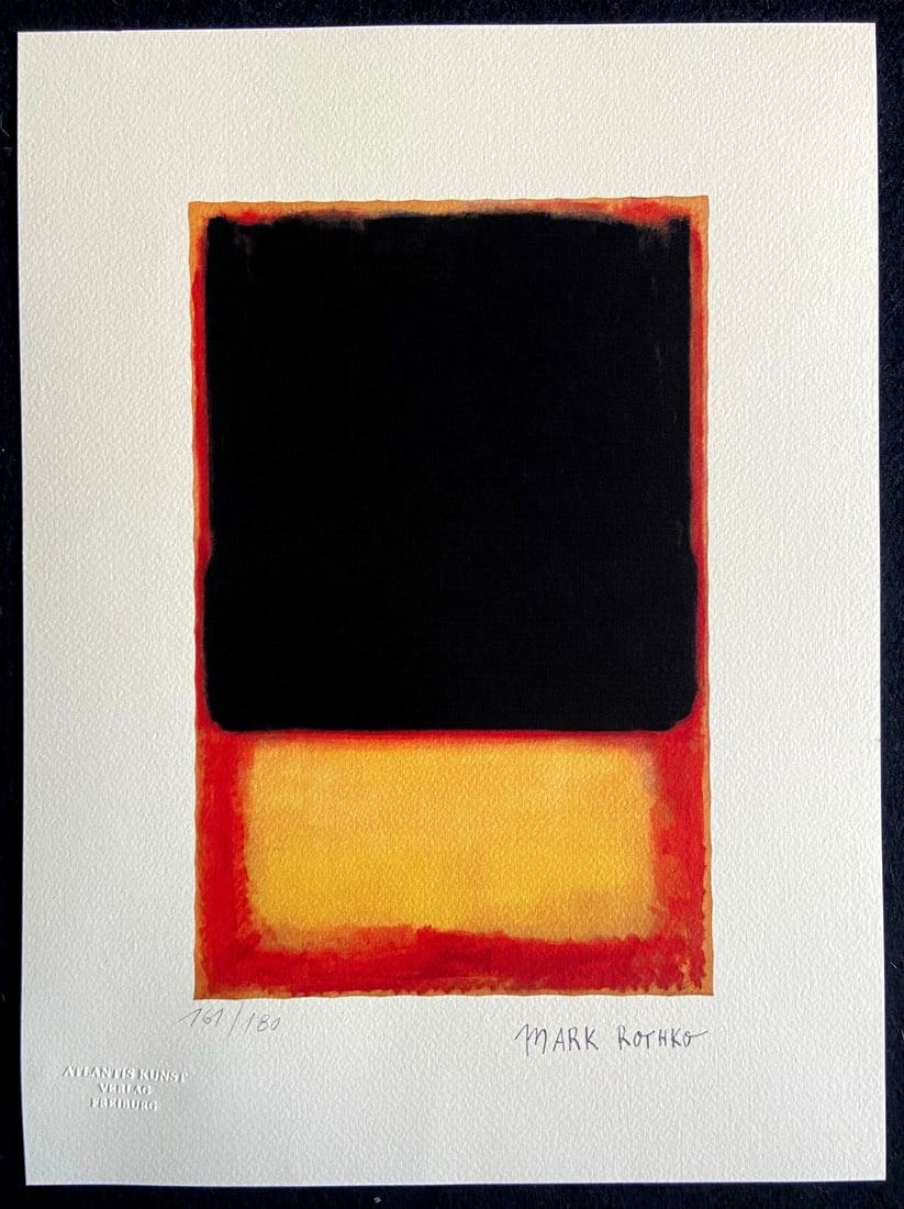 Mark Rothko Lithograph Op Numbered - 2