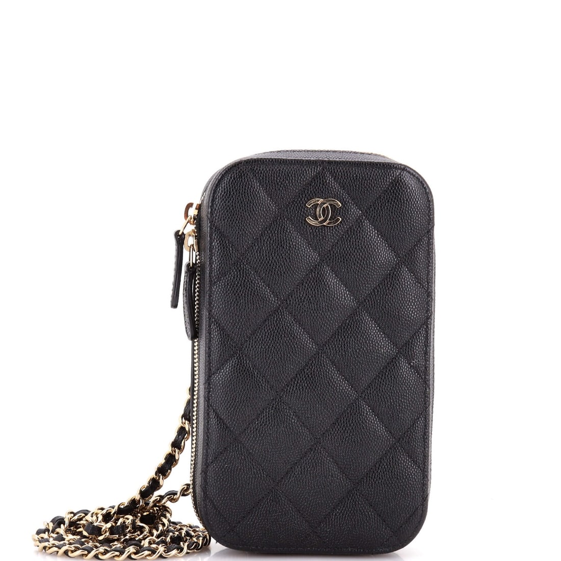 Chanel chain quilted case for phone around caviar (1 of 5)