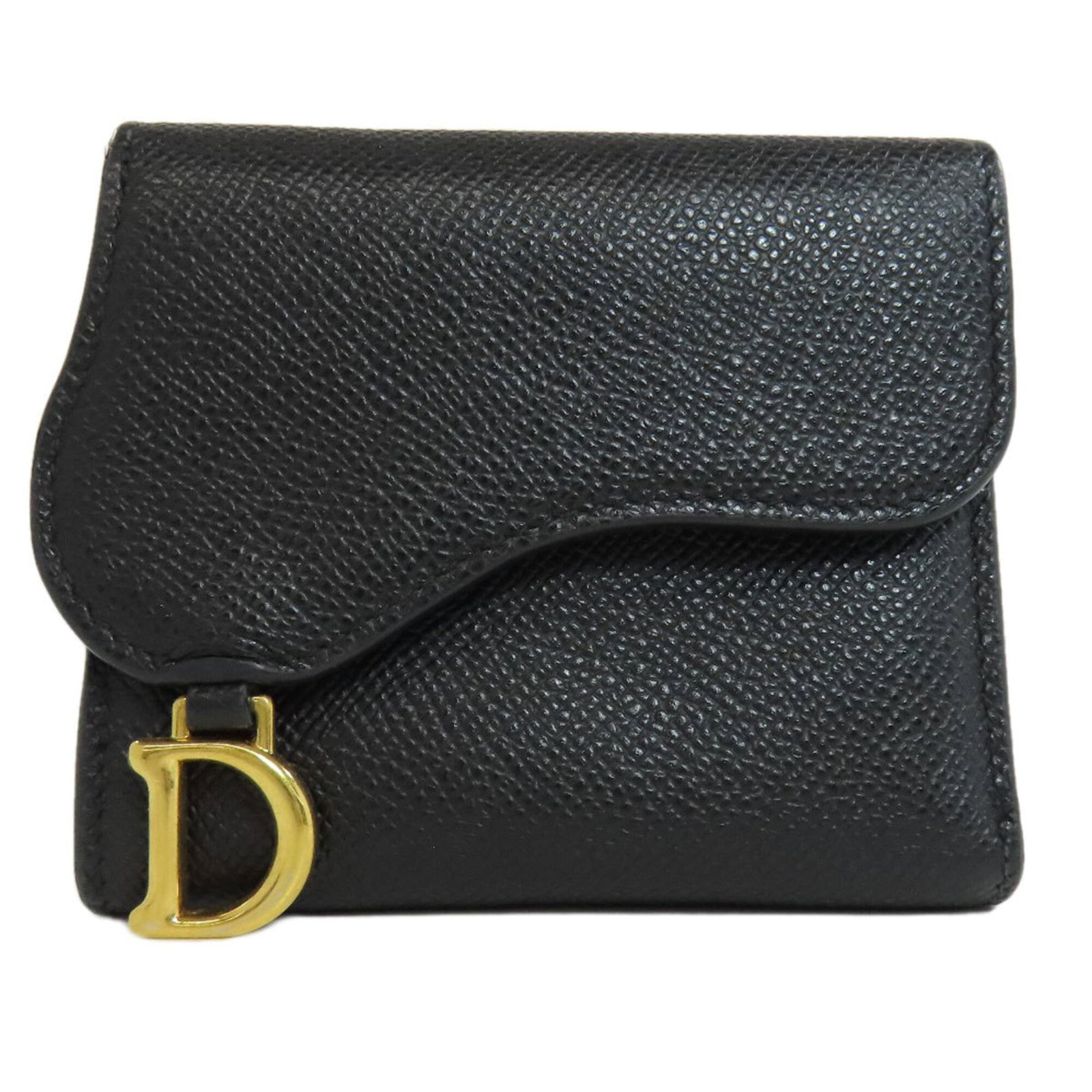 Christian Dior Bi Fold Leather Wallet: Christian Dior Bi Fold Leather Wallet A sleek and sophisticated accessory for the modern woman, this Christian Dior bi-fold leather wallet boasts classic design with premium calfskin material and a
