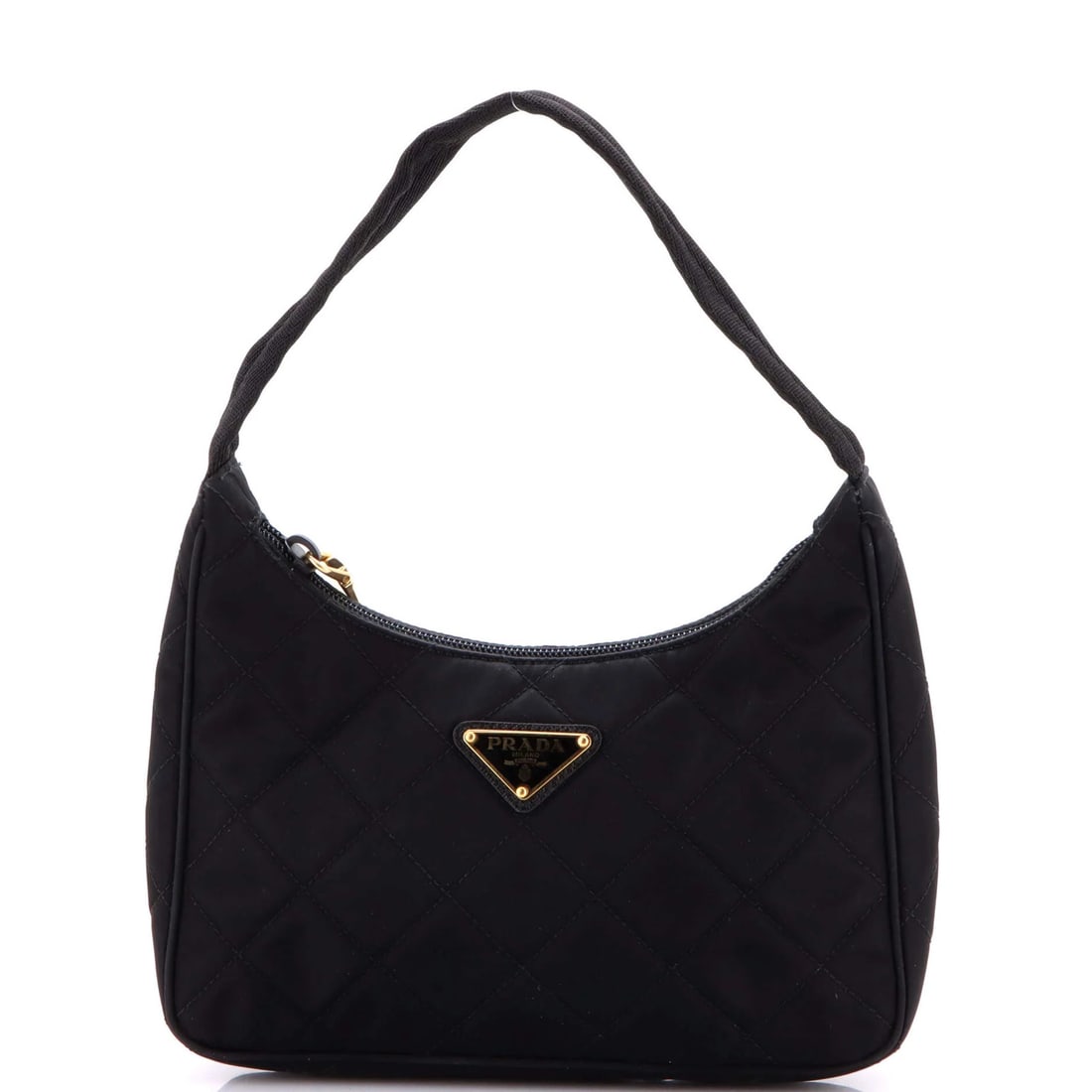 Quilted Prada Small Hobo Tessuto (1 of 6)